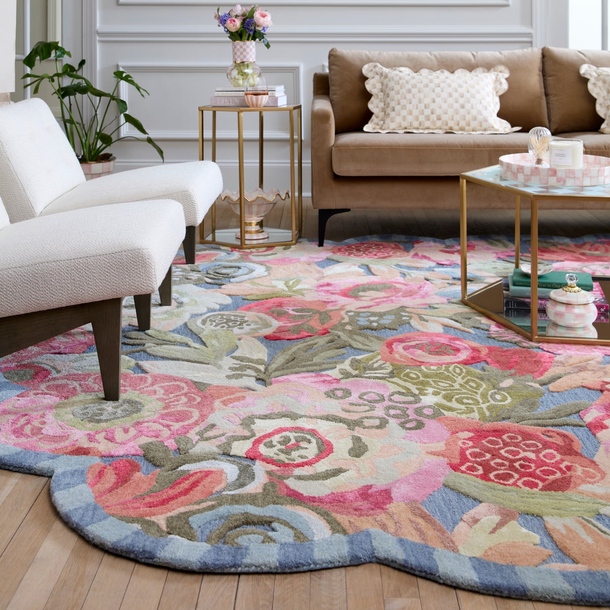Sea Garden Floral 8' x 10' Rug - Image 2