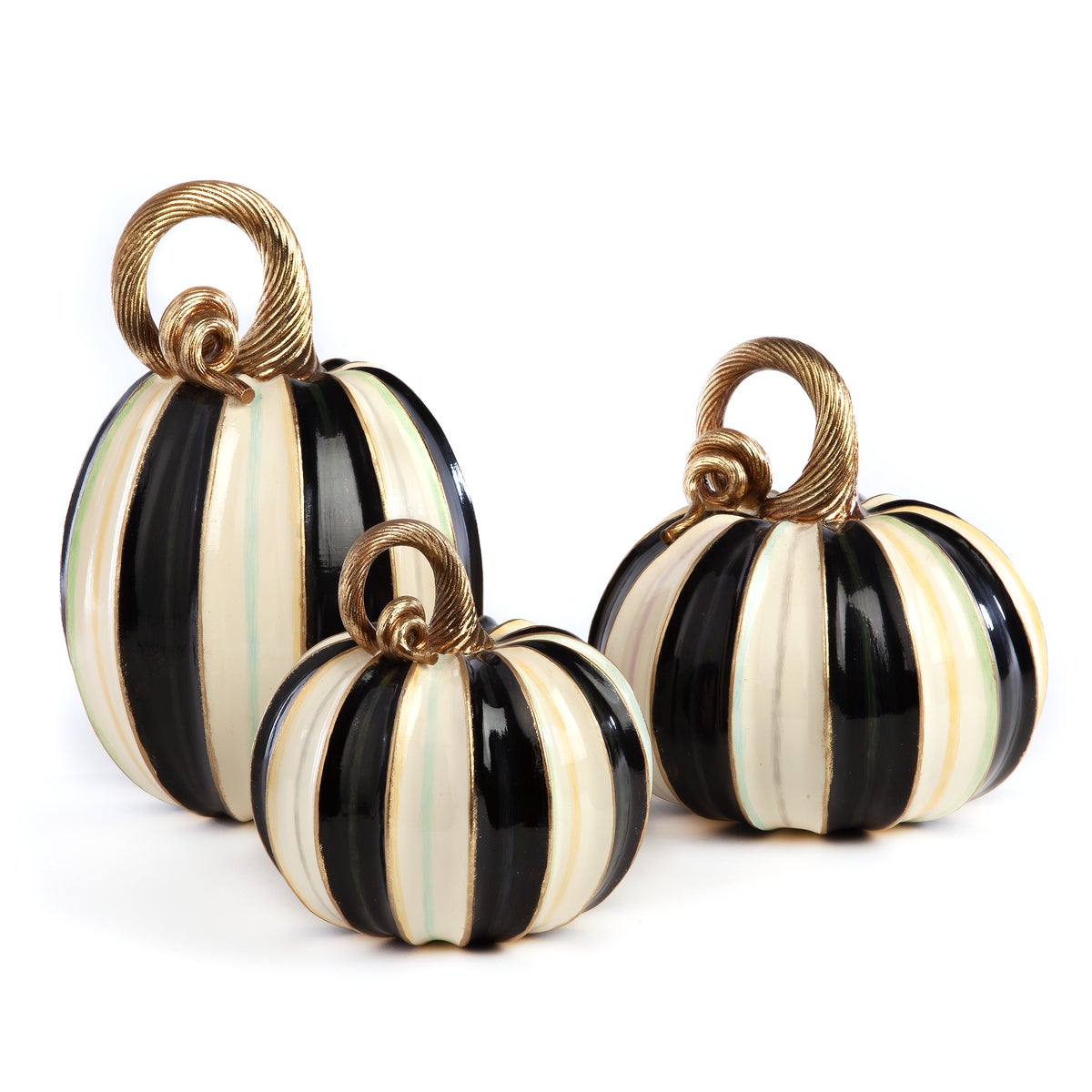 Elegant Stripe Tall Pumpkin - Image 3