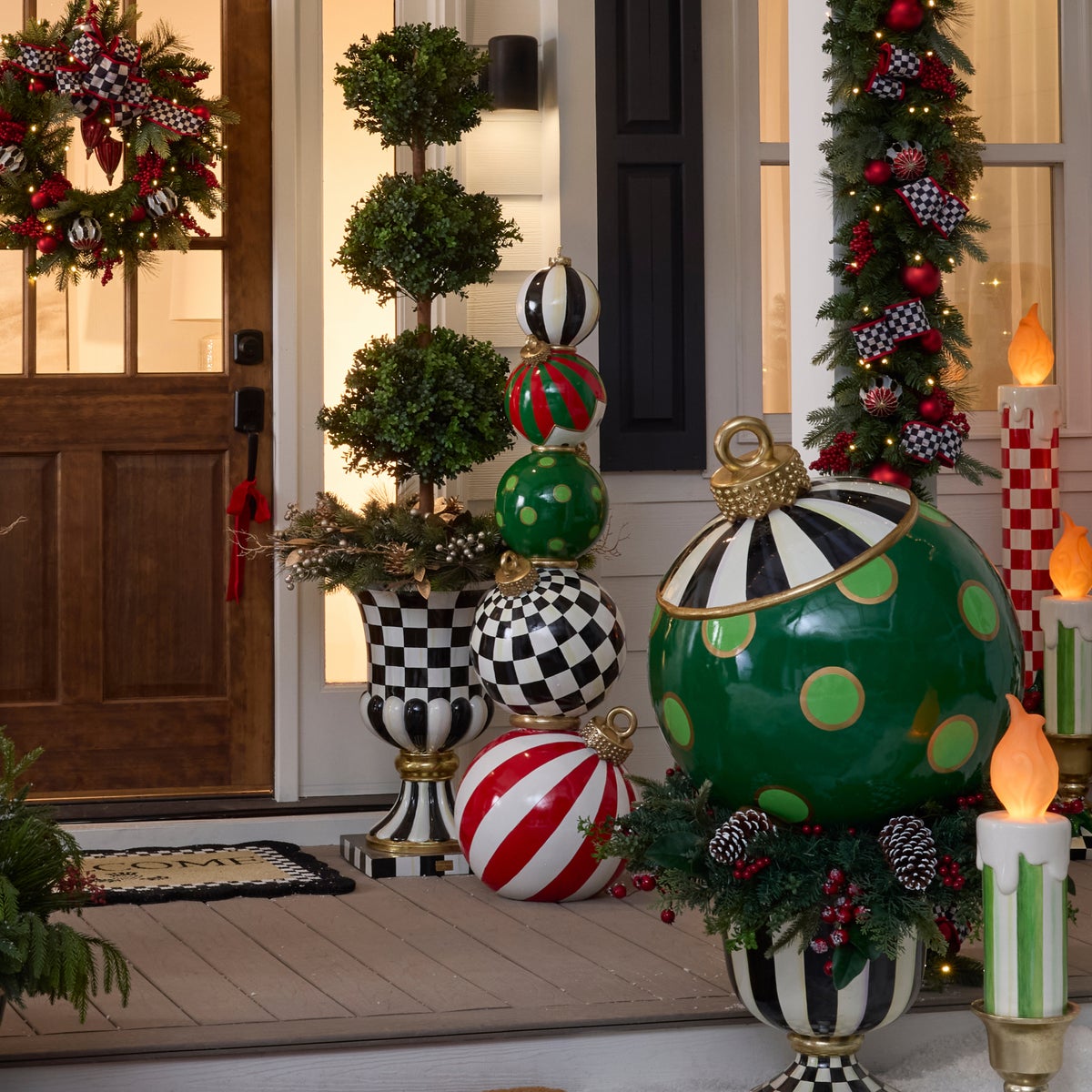Jolly Stacked Ornaments Trophy - Image 3