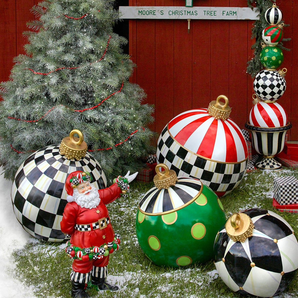 Jolly Dot Outdoor Ornament - Image 2