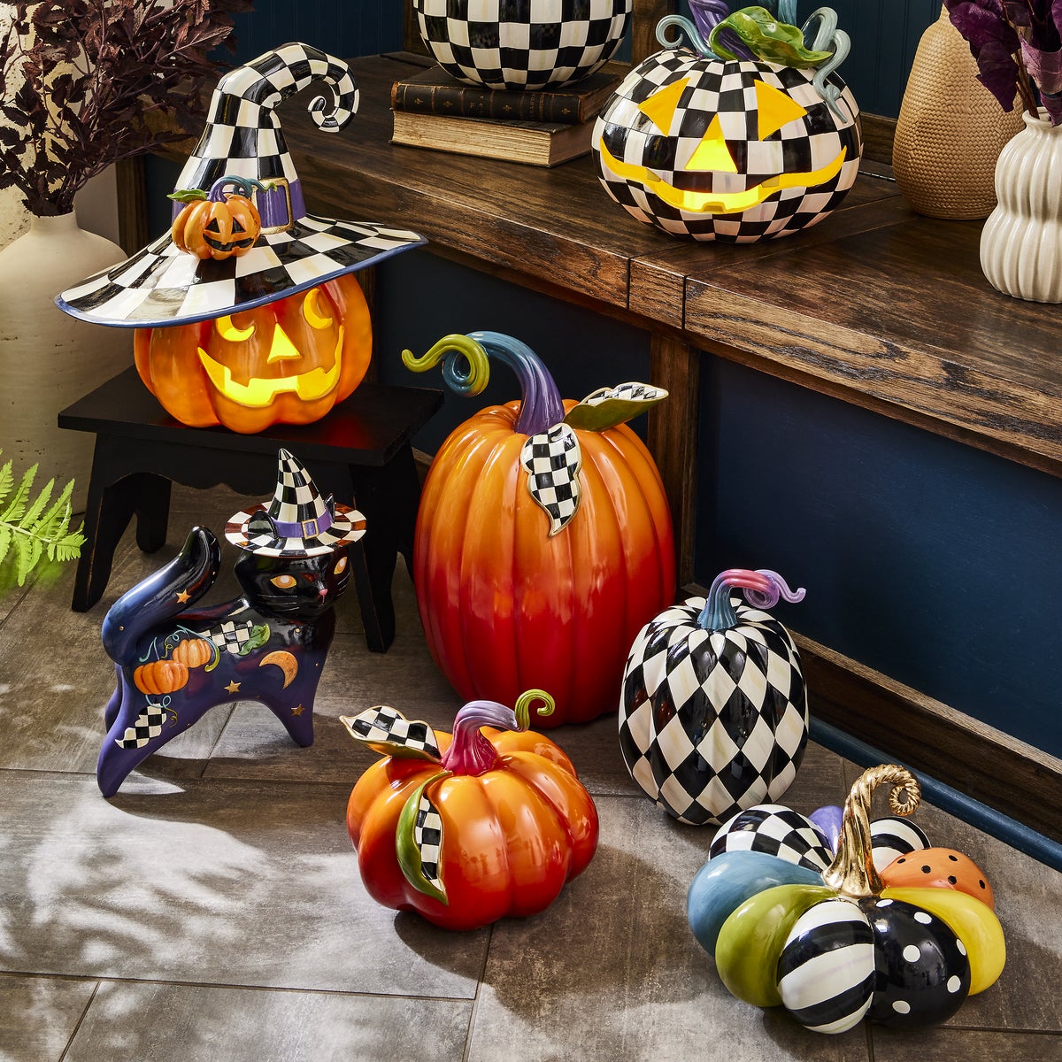 Fortune Teller Ombre Large Pumpkin - Image 2