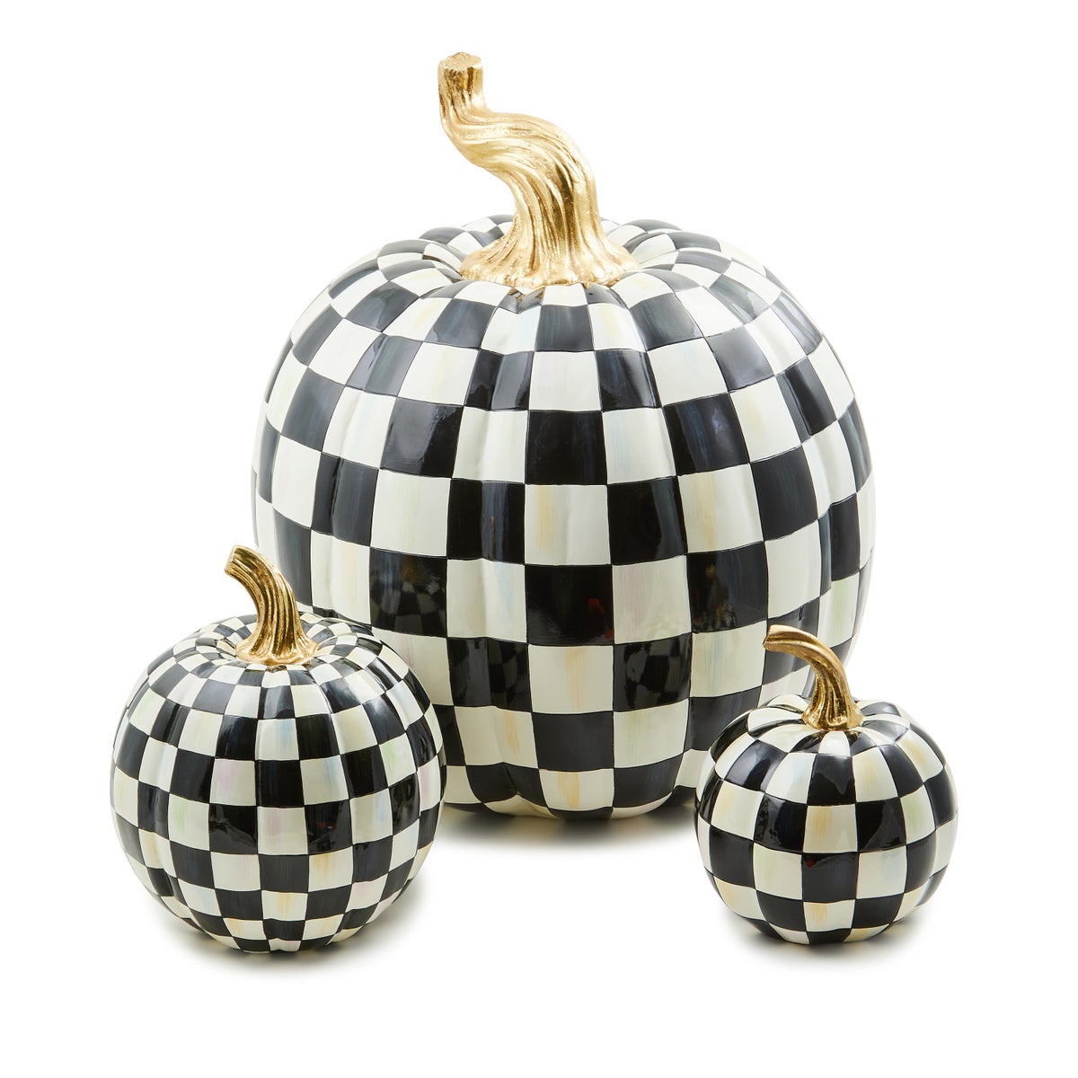 Courtly Check Glossy Small Pumpkin - Image 3