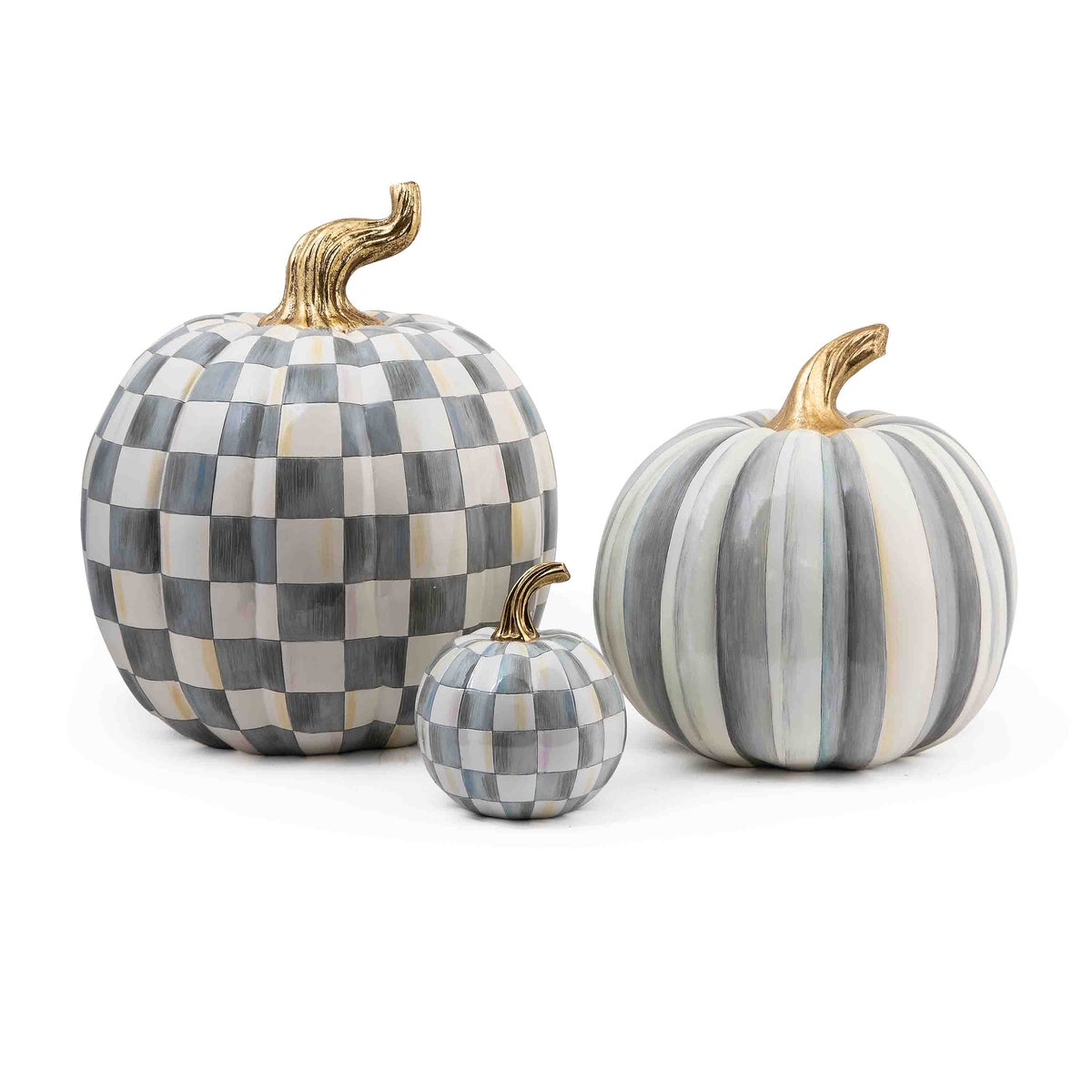Sterling Check Mini Pumpkin - Image 5
