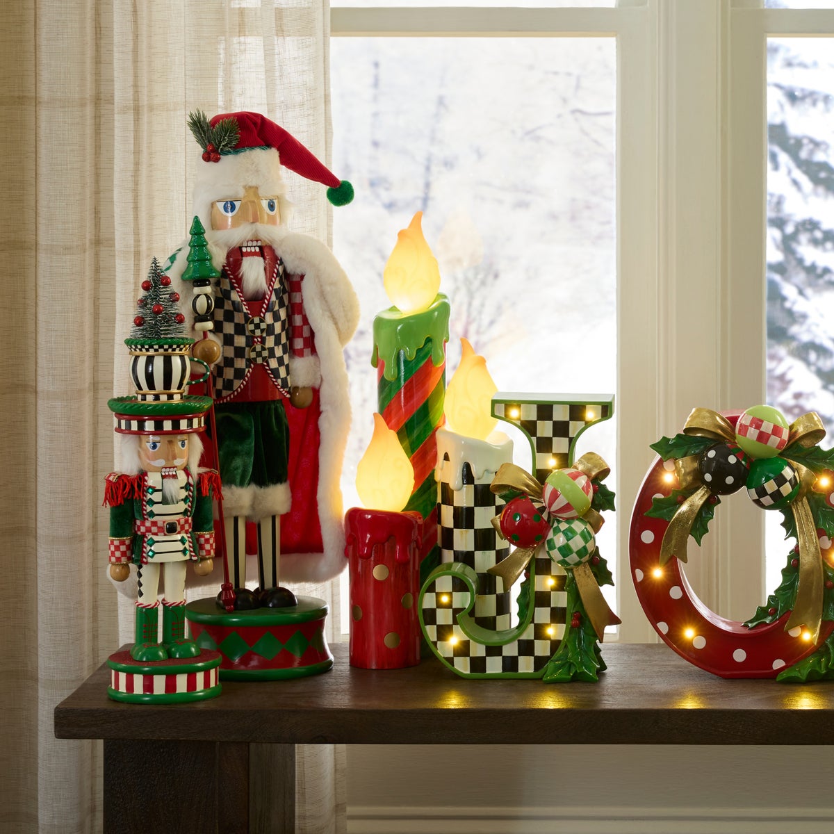 Cozy Christmas Illuminated Melting Candle Cluster - Image 3