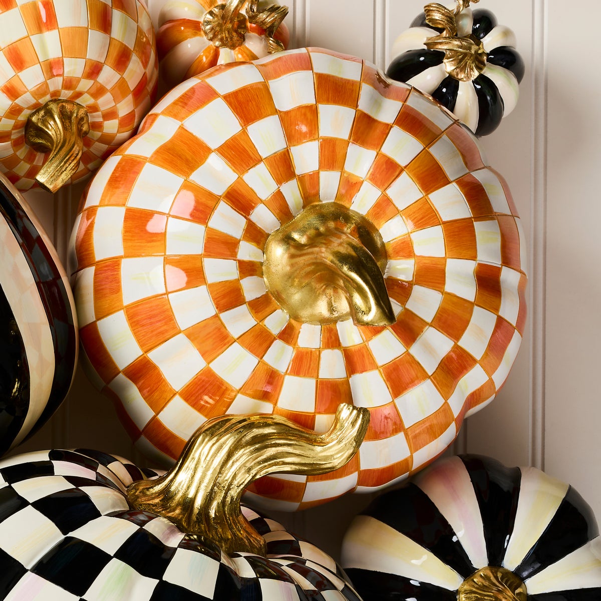 Orange Check Medium Pumpkin - Image 2