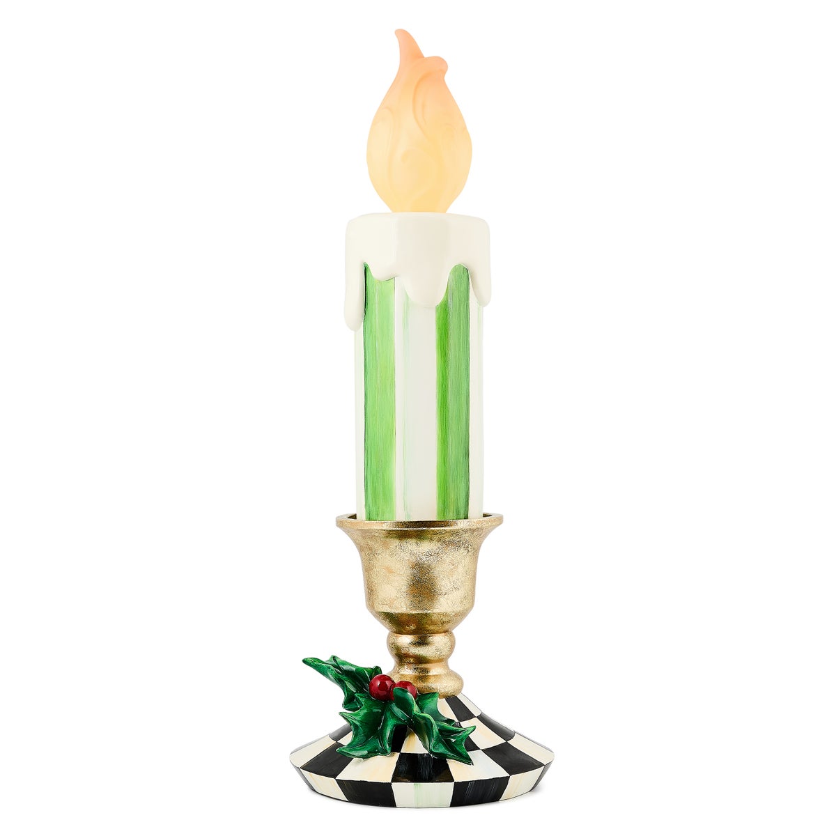 Check It Out Illuminated Small Trophy Candle
