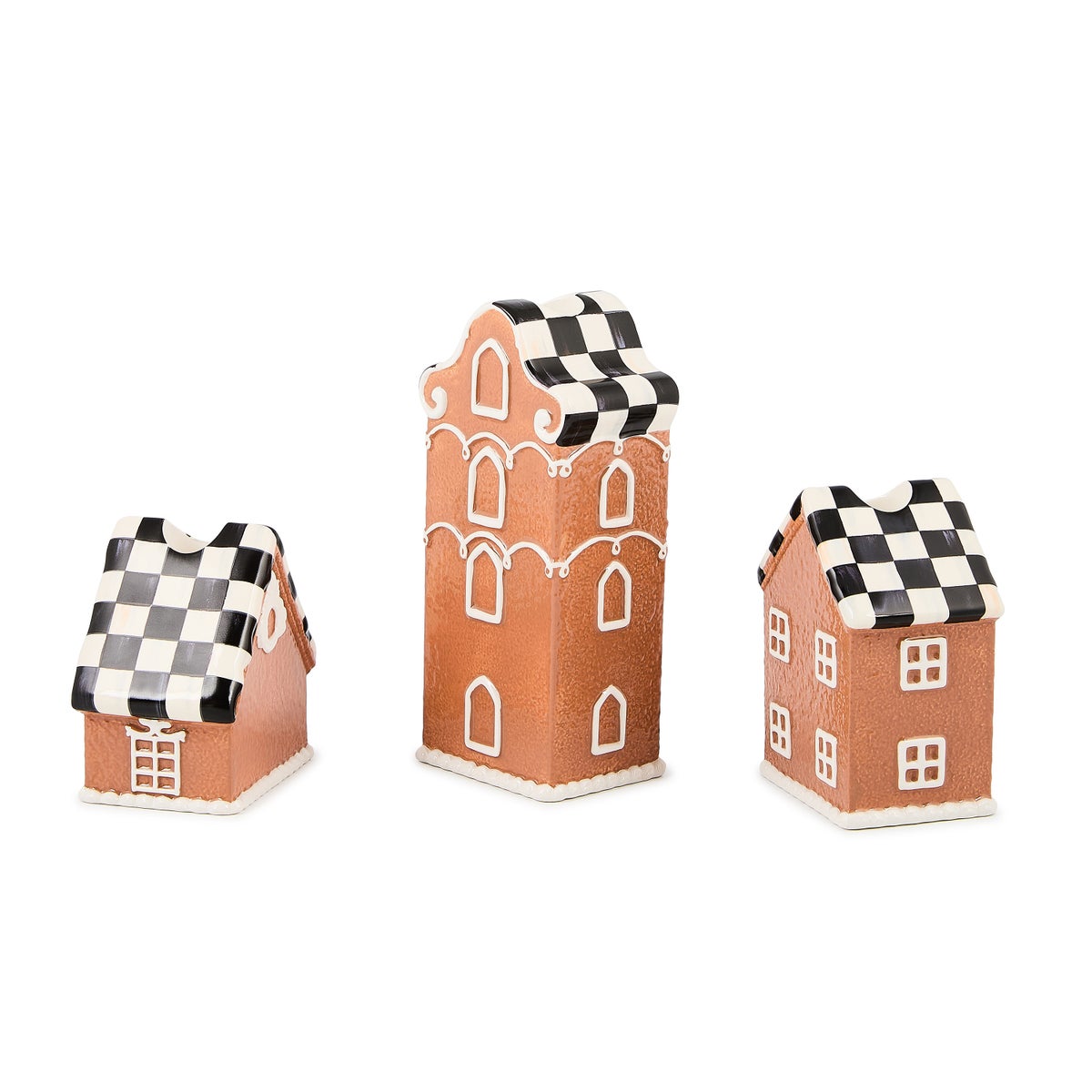 Gingerbread Village Candle Holders, Set of 3 - Image 2