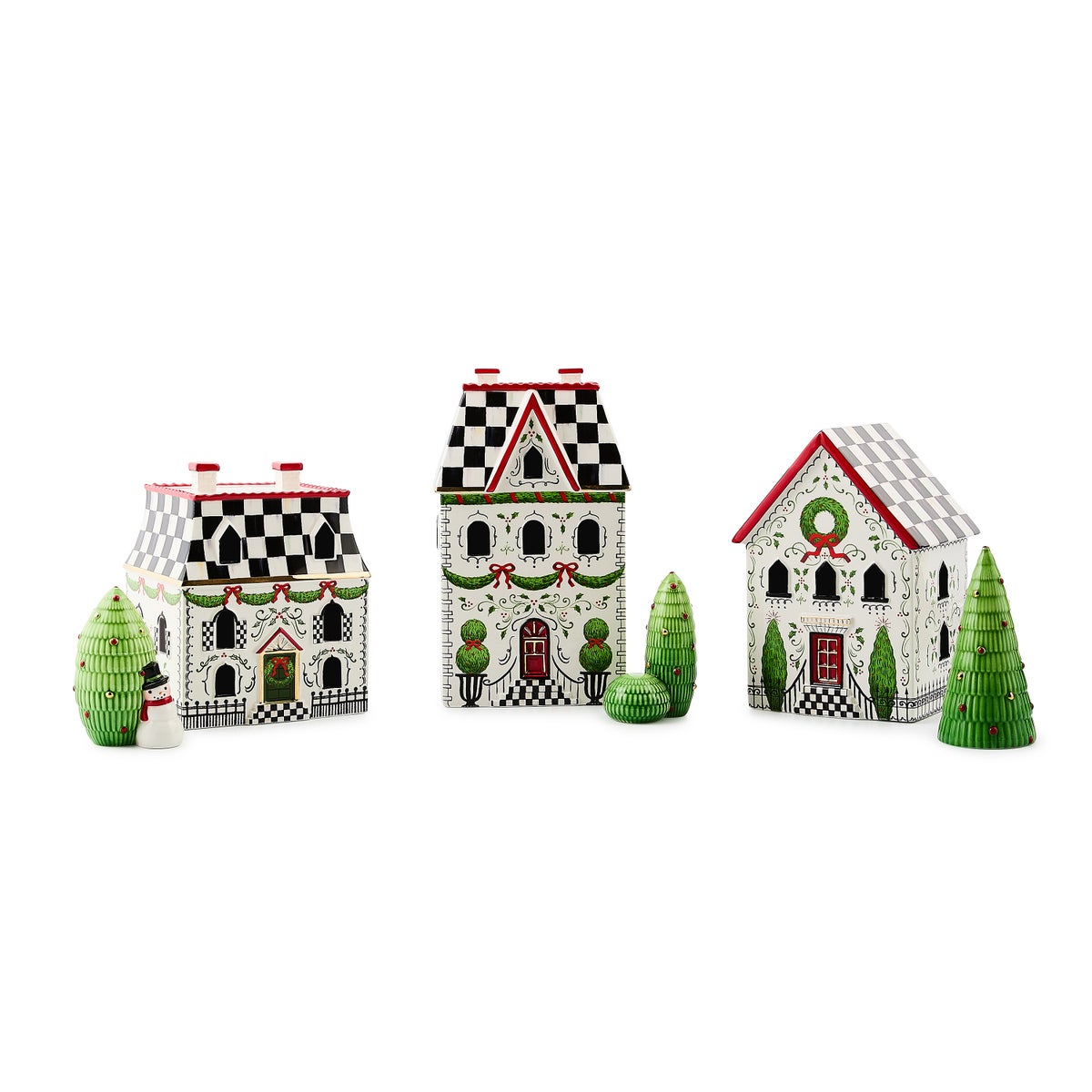 Holly Village Illuminated Ceramic Villa - Image 3