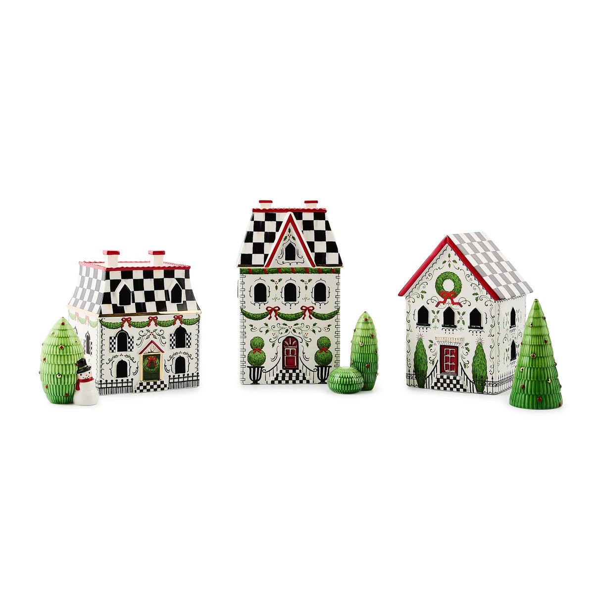 Holly Village Illuminated Ceramic Cottage - Image 3