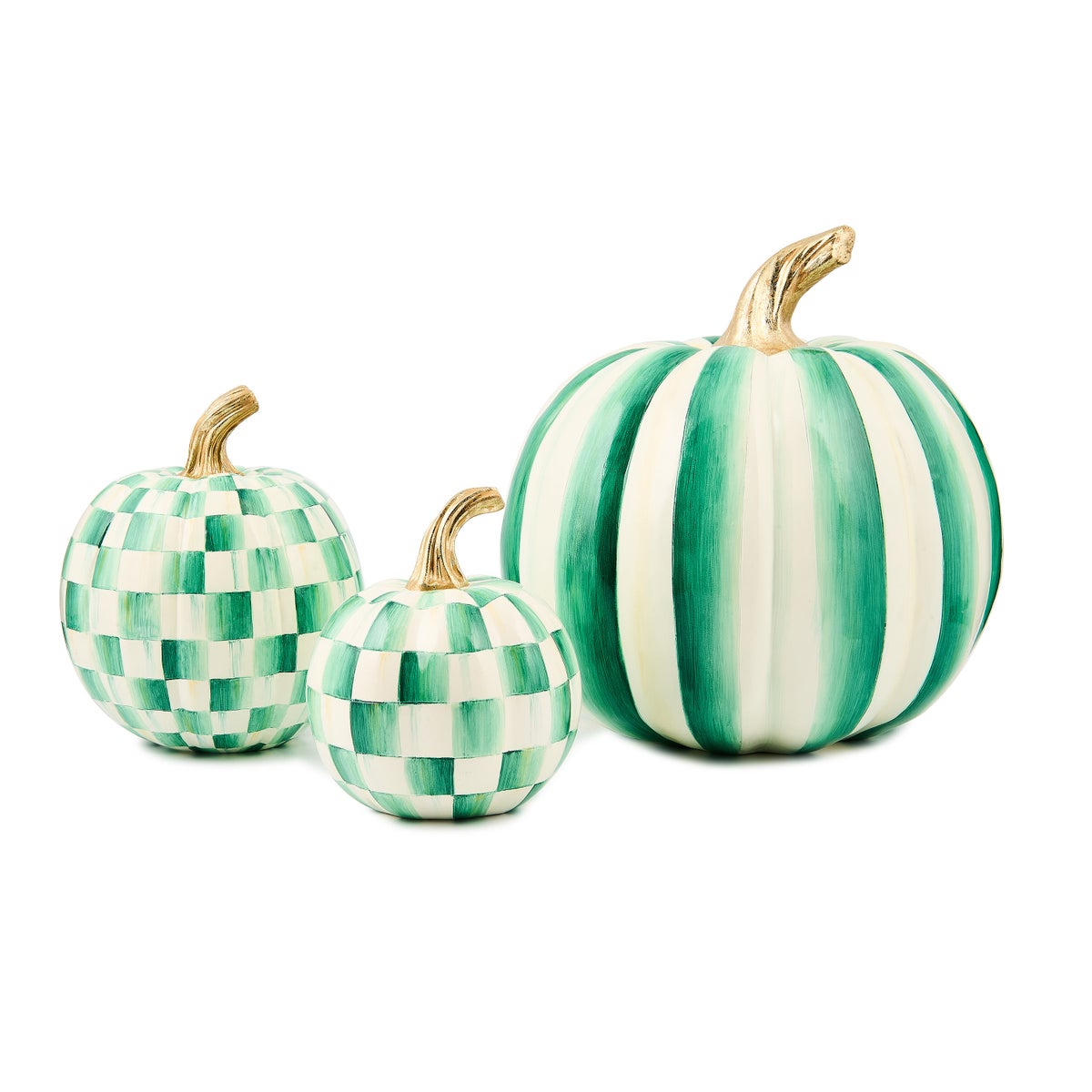 Emerald Check Small Pumpkin - Image 3