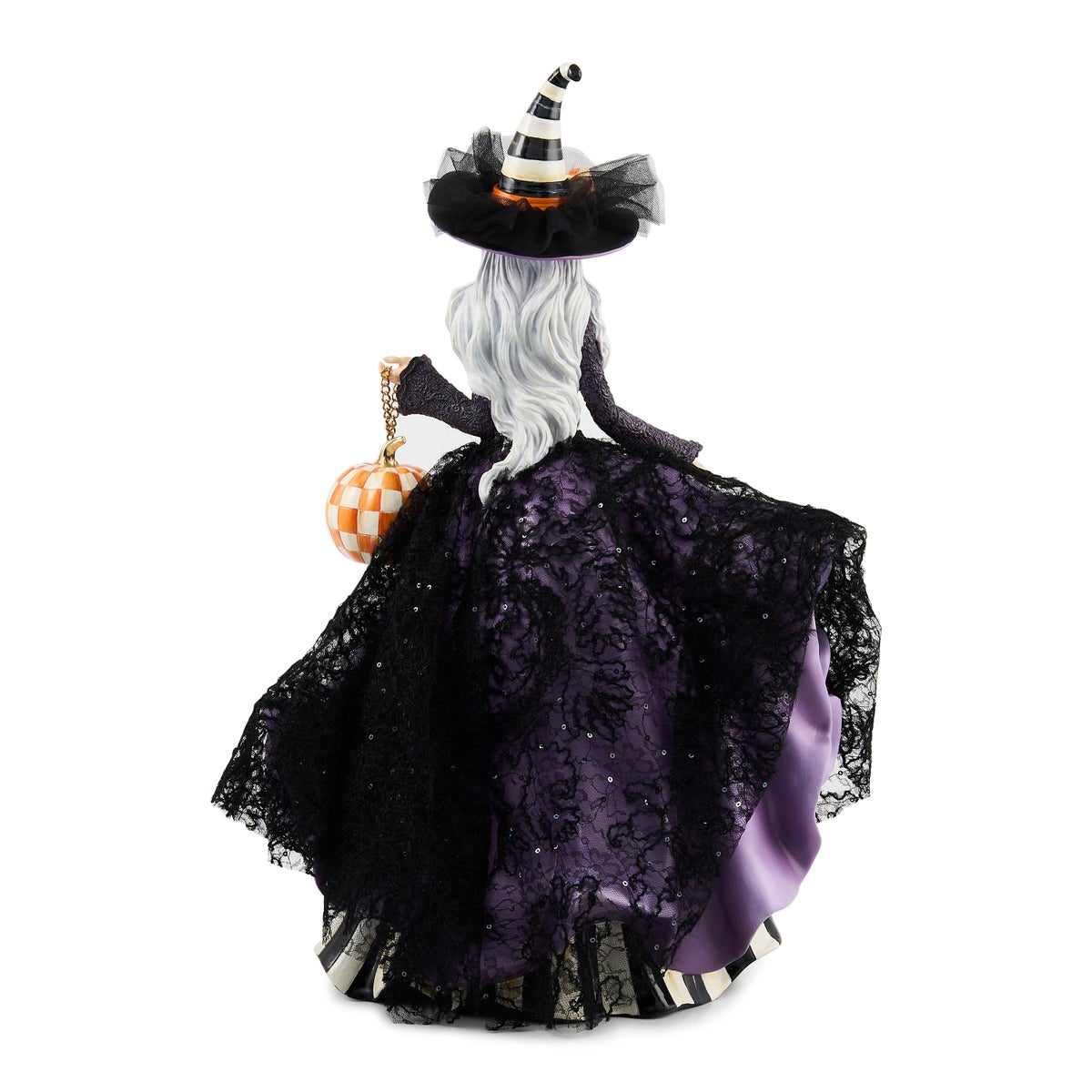 The Pumpkin Belle Witch Illuminated Figurine - Image 3