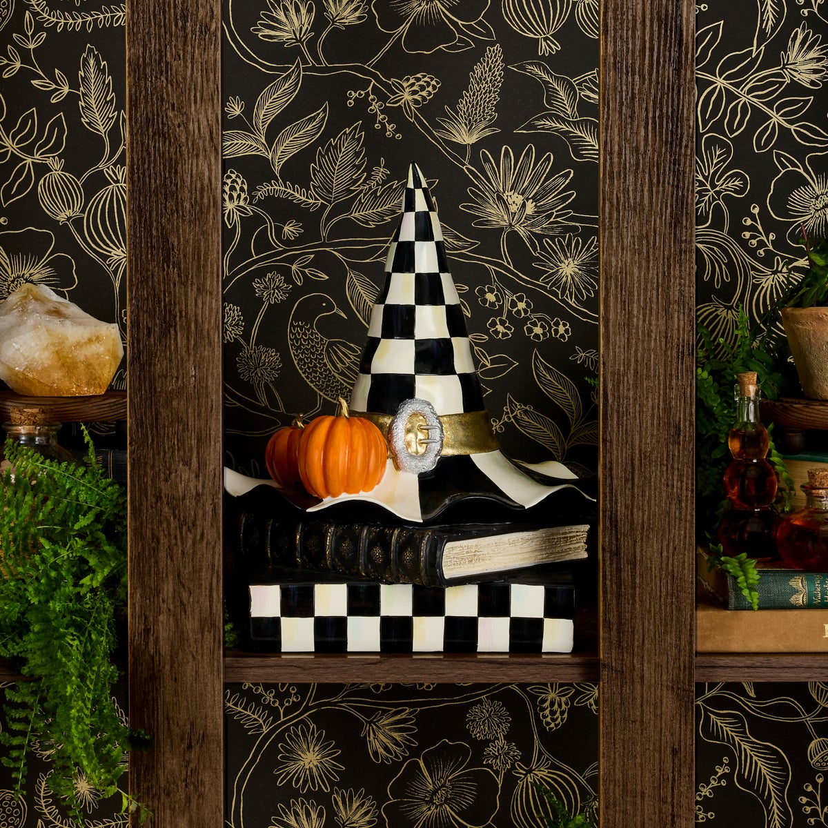 Courtly Check Witch Hat on Books - Image 8