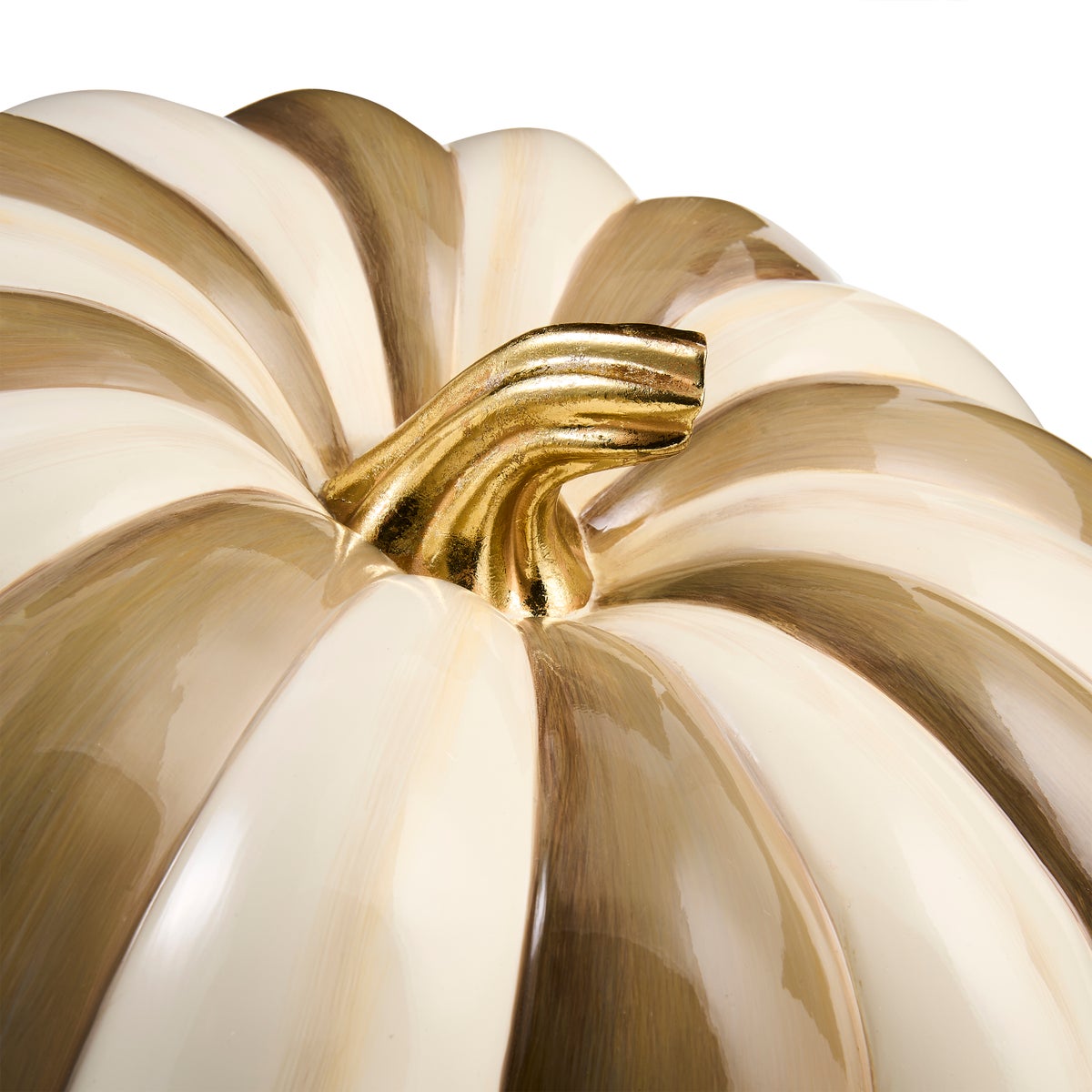 Mocha Stripe Extra Large Pumpkin - Image 3