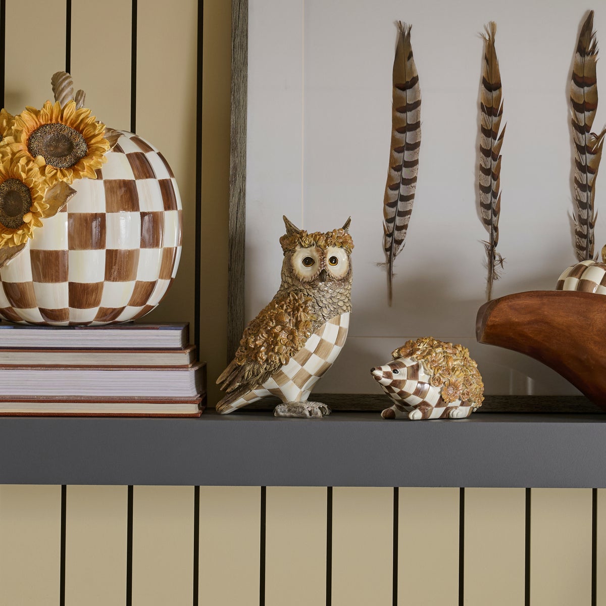 Mocha Check Owl - Image 6