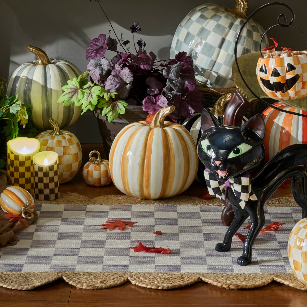 Amber Stripe Medium Pumpkin - Image 4