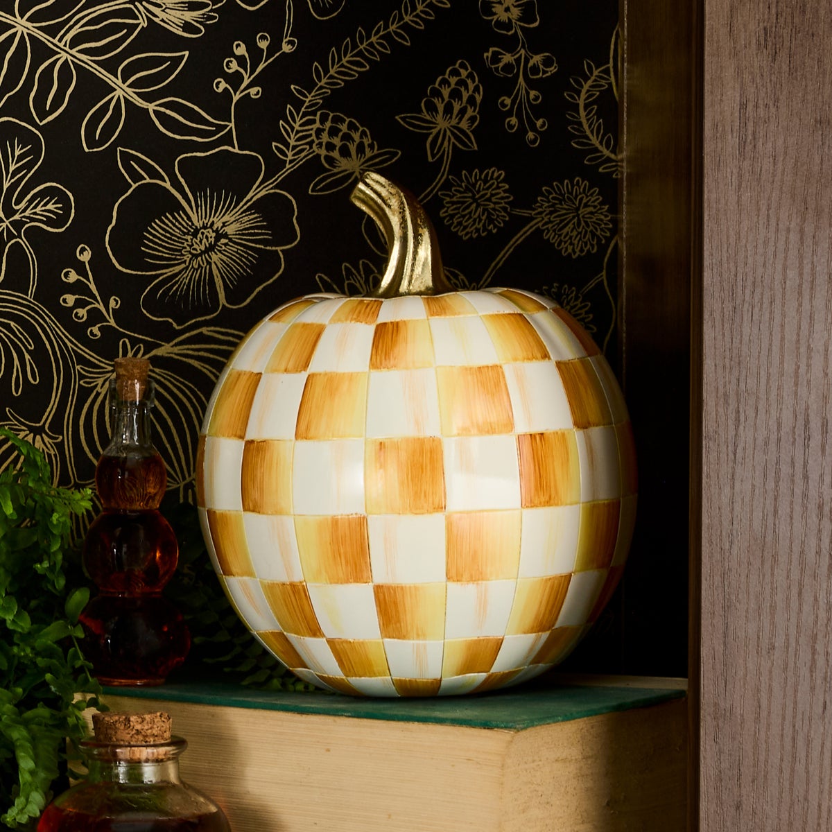 Amber Check Small Pumpkin - Image 5