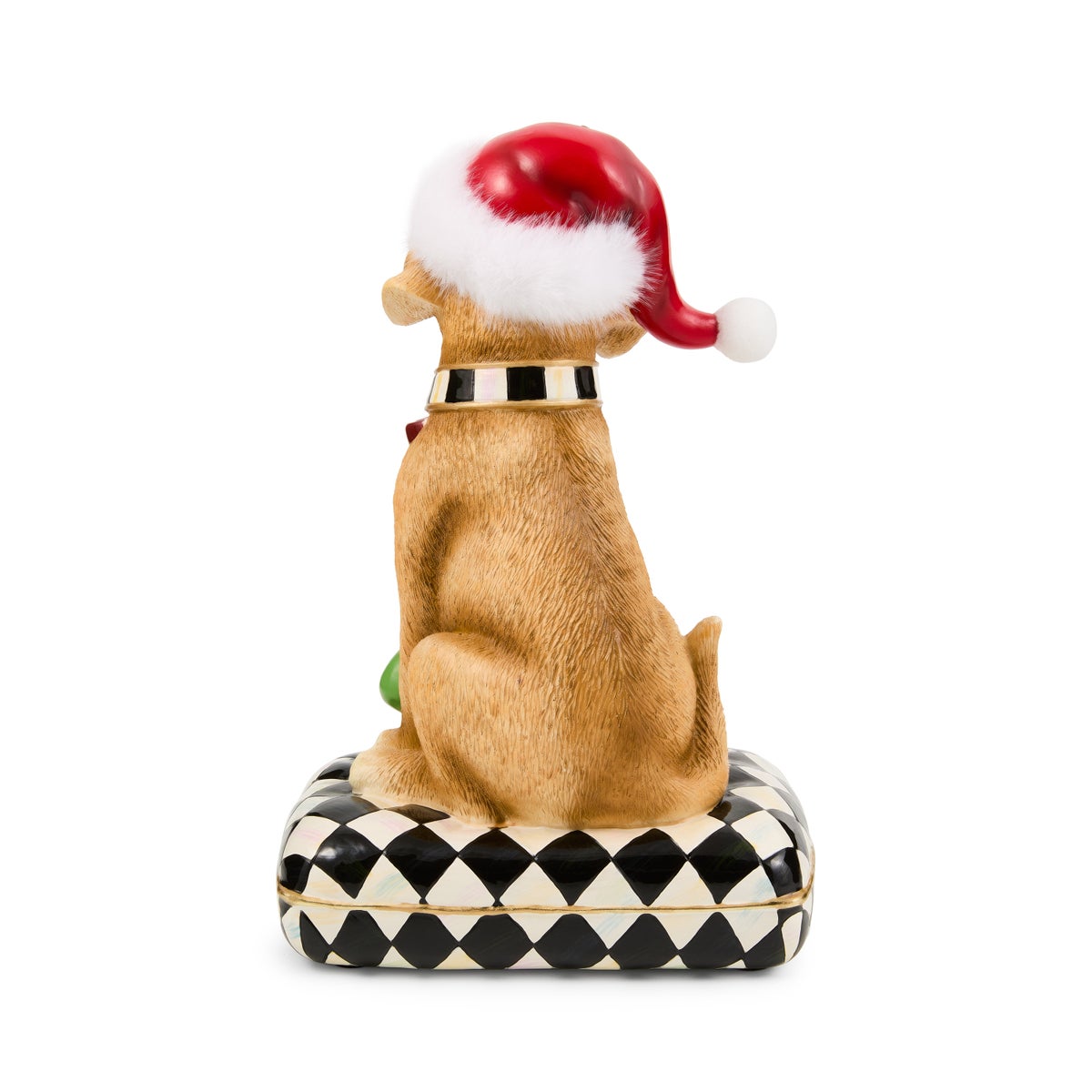 Holiday Lab Dog on Pillow Figurine - Image 3