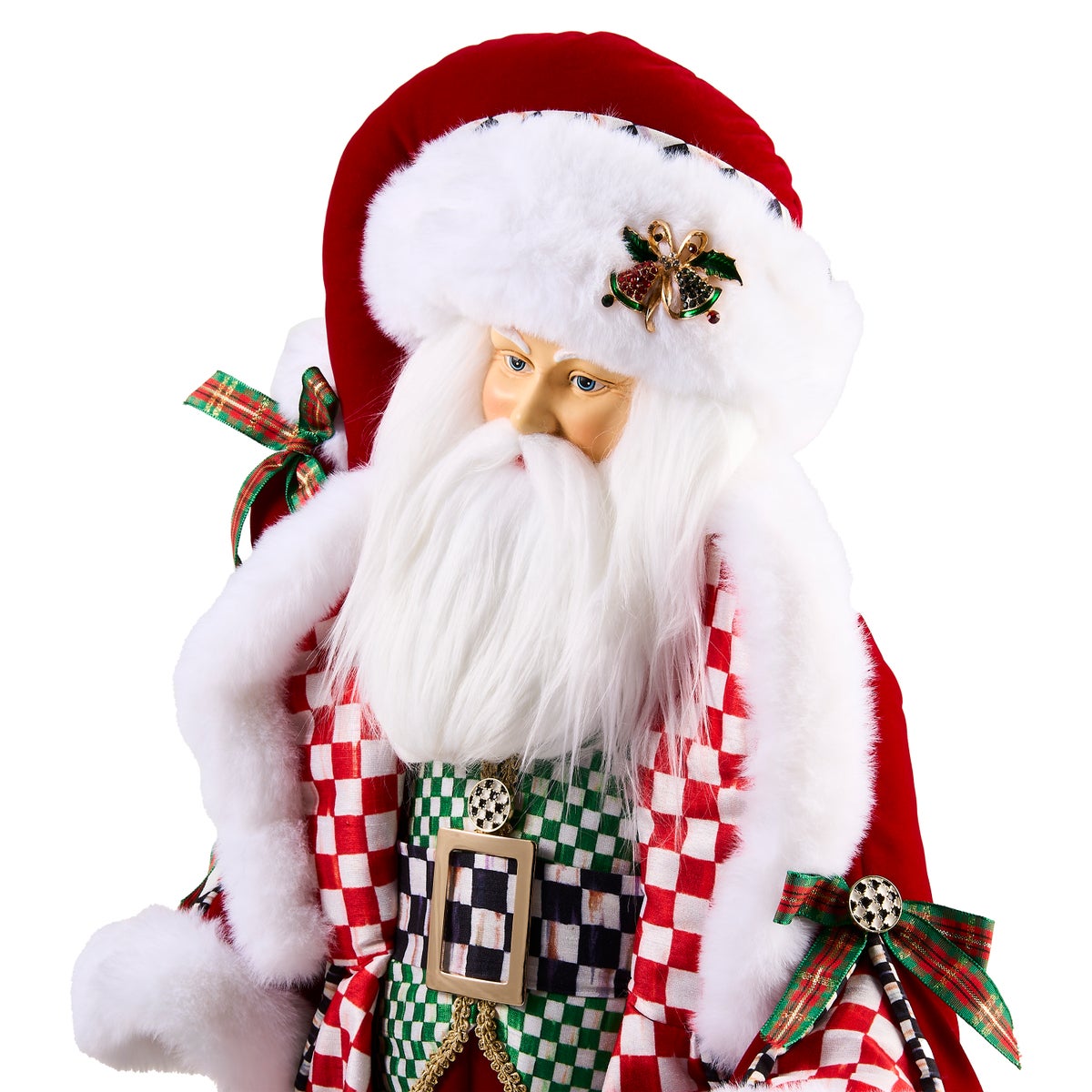 Check It Out Fabric Santa Claus - Image 4