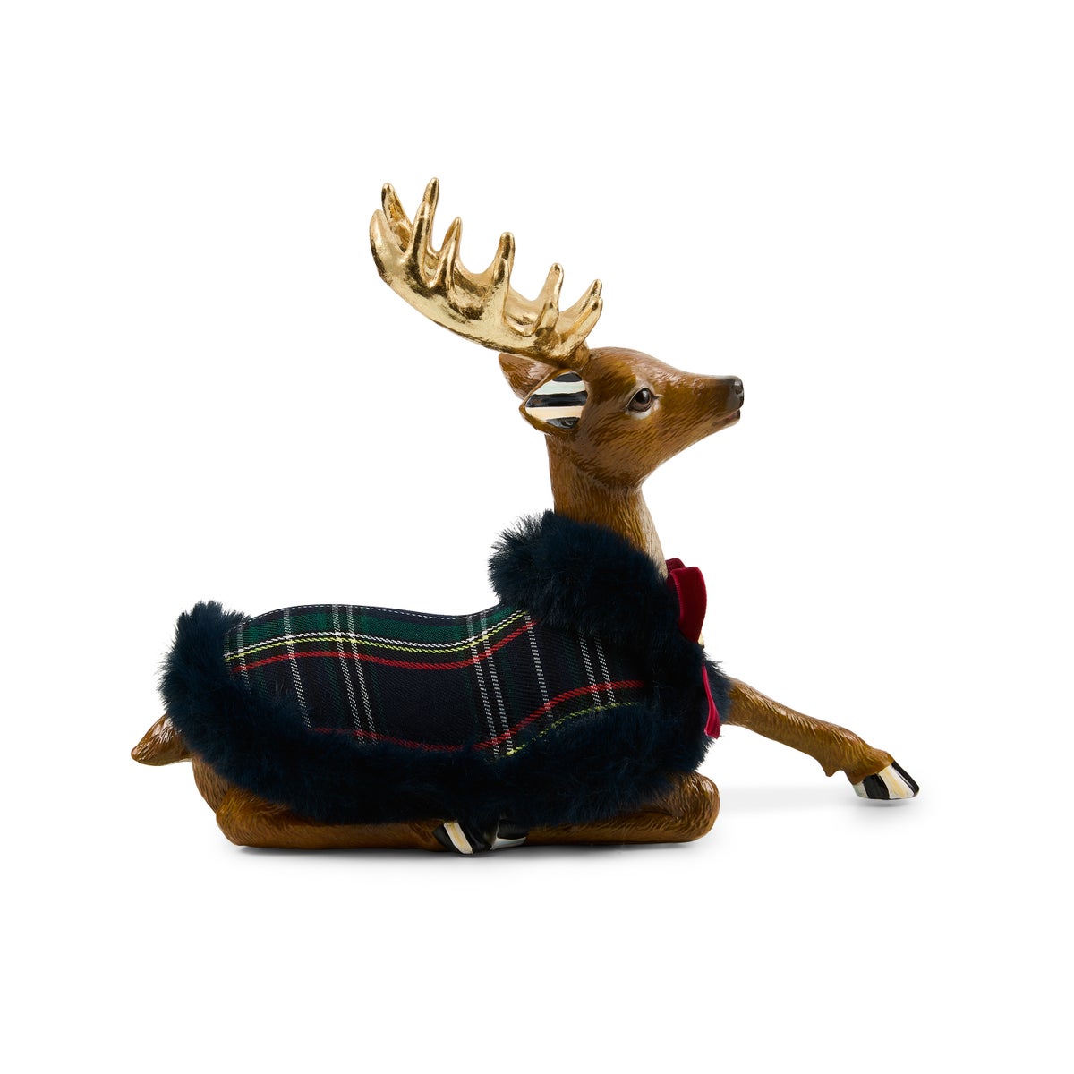 Timeless Tartan Resting Deer - Image 3