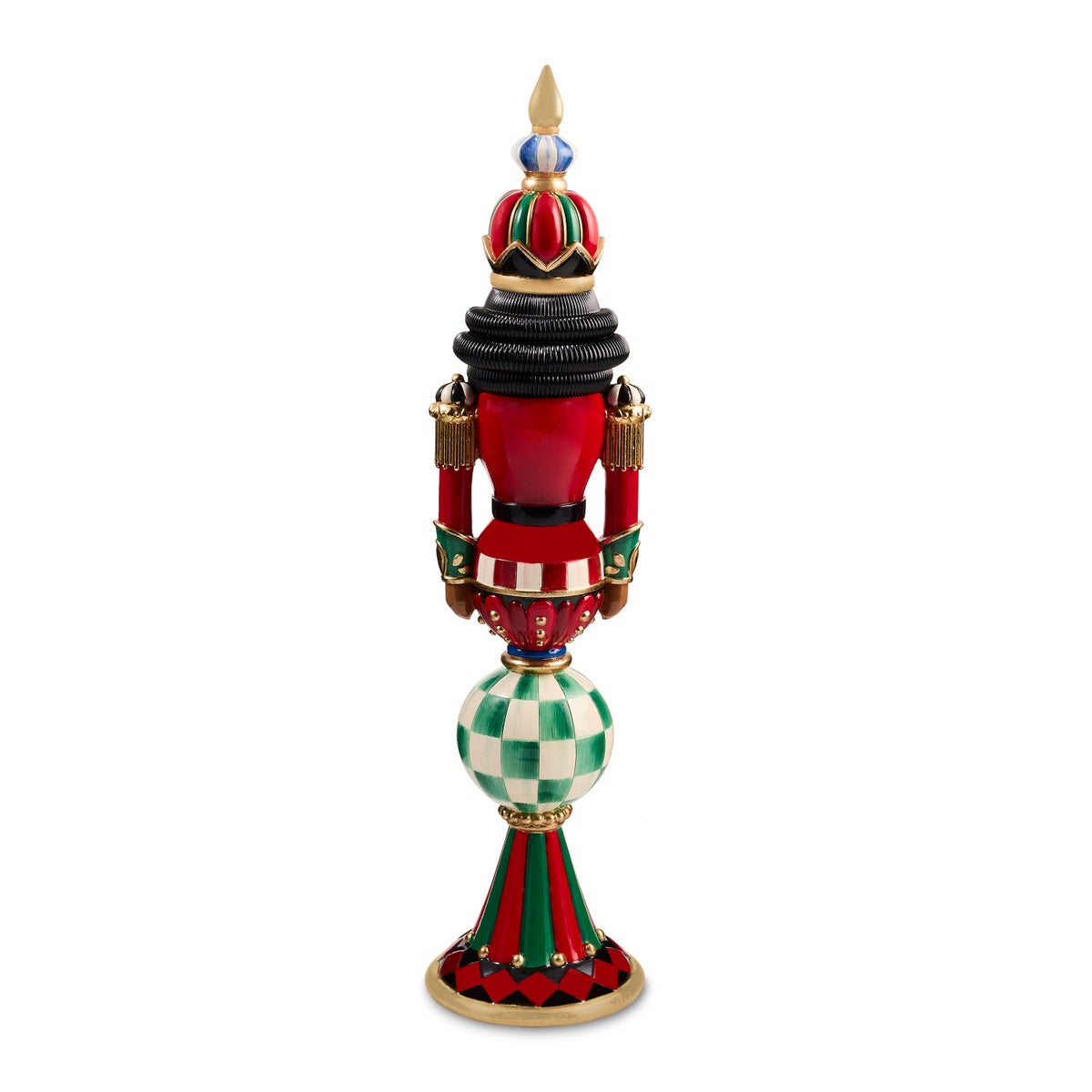 Timeless Tartan Resin Reflector Black Nutcracker - Image 3