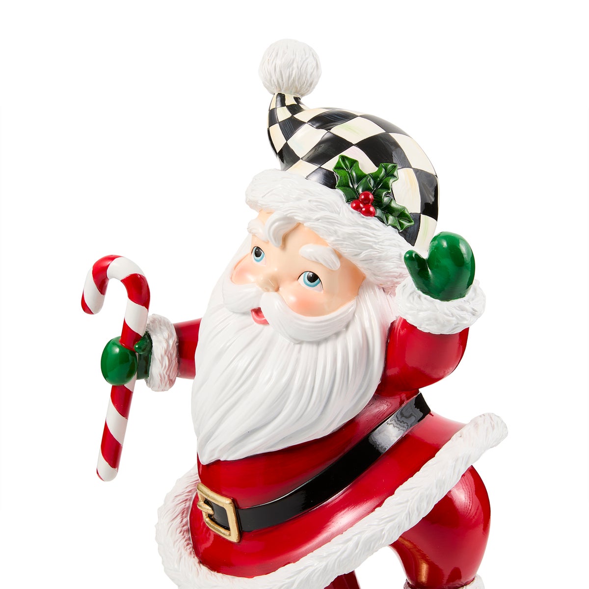 Holiday Twinkly Toes Santa Figurine - Image 3