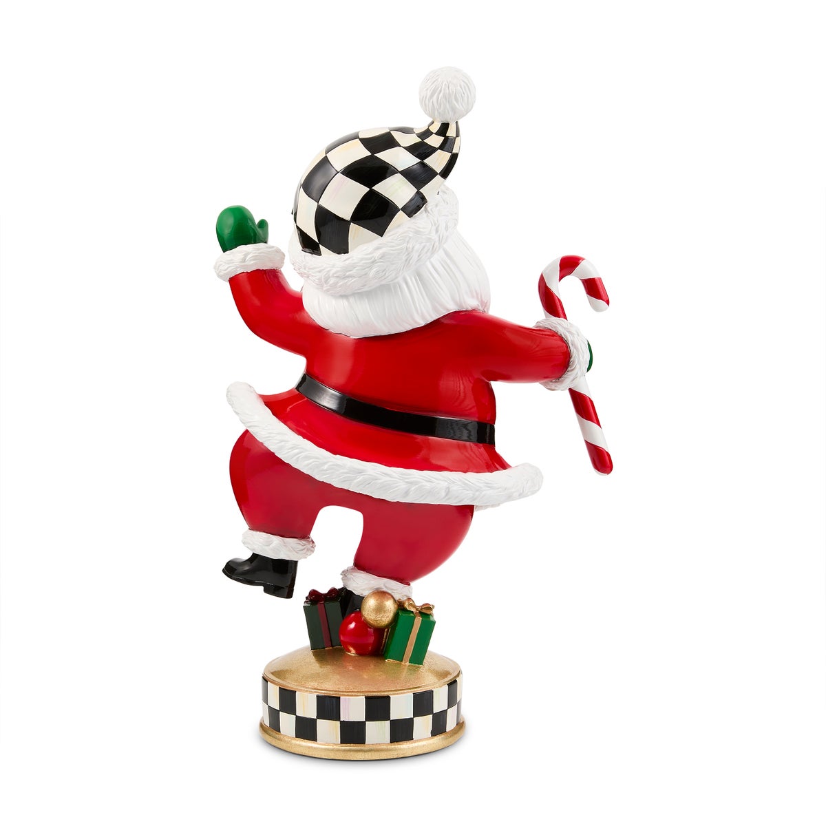 Holiday Twinkly Toes Santa Figurine - Image 4