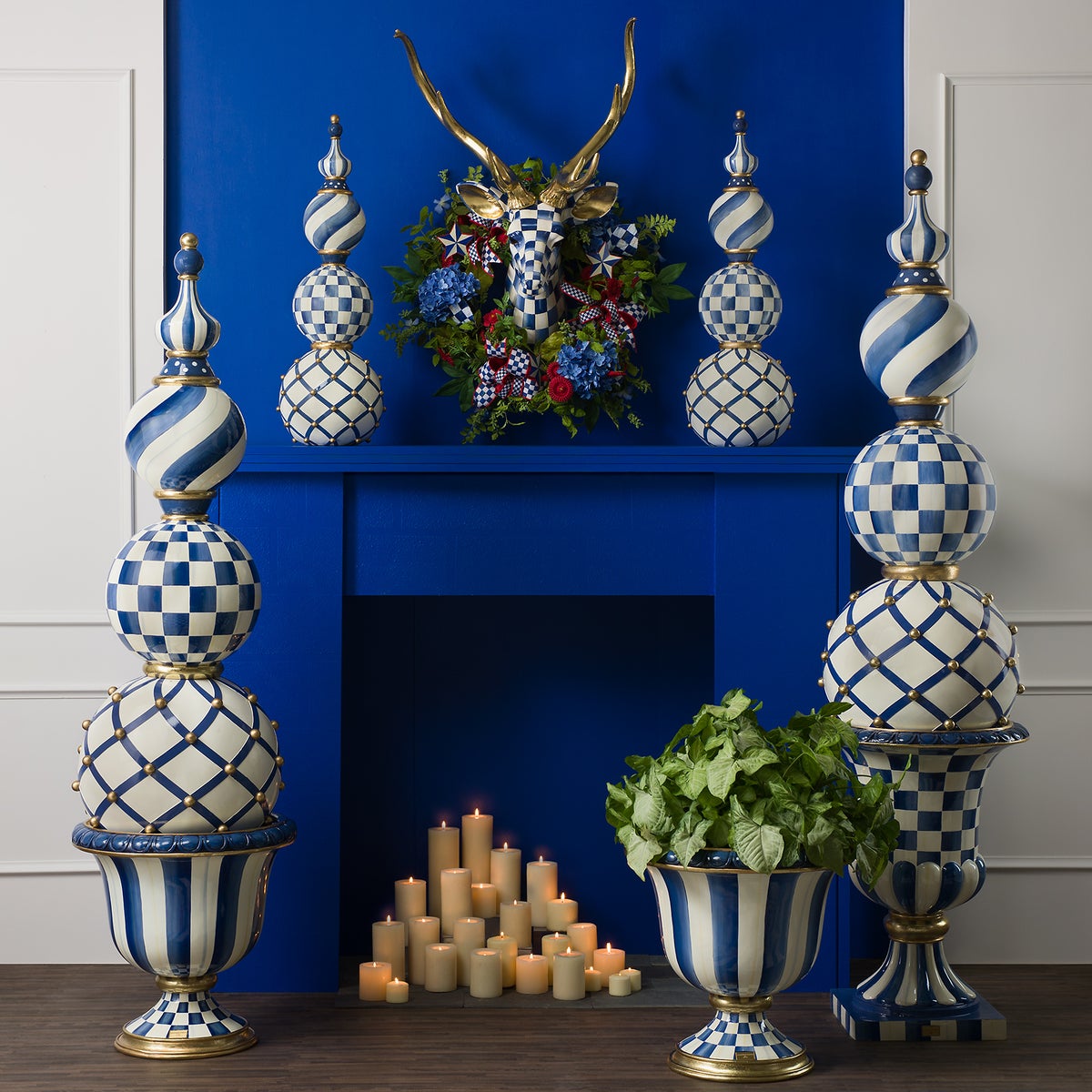 Royal Stripe Urn - Image 2