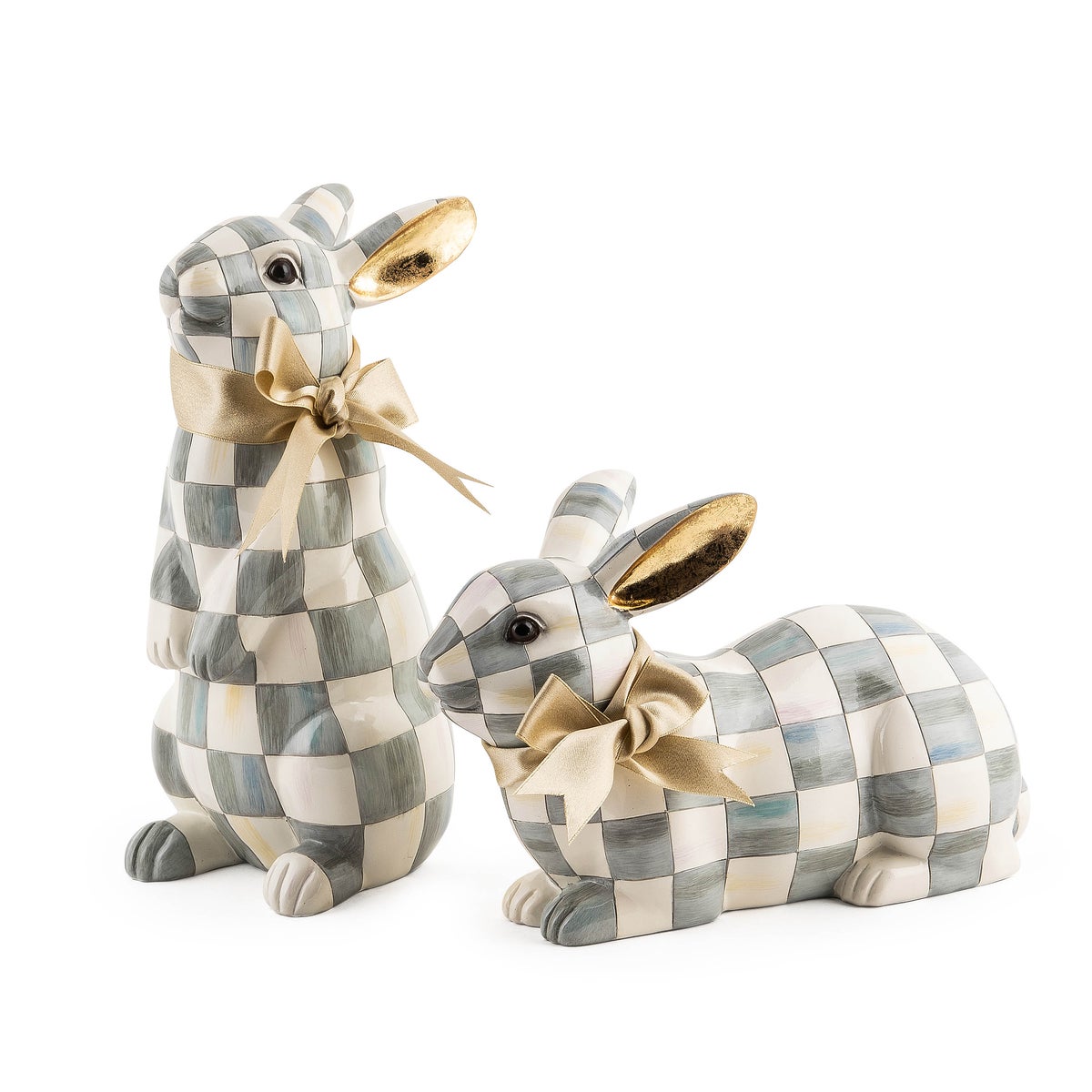 Sterling Check Standing Bunny - Image 4