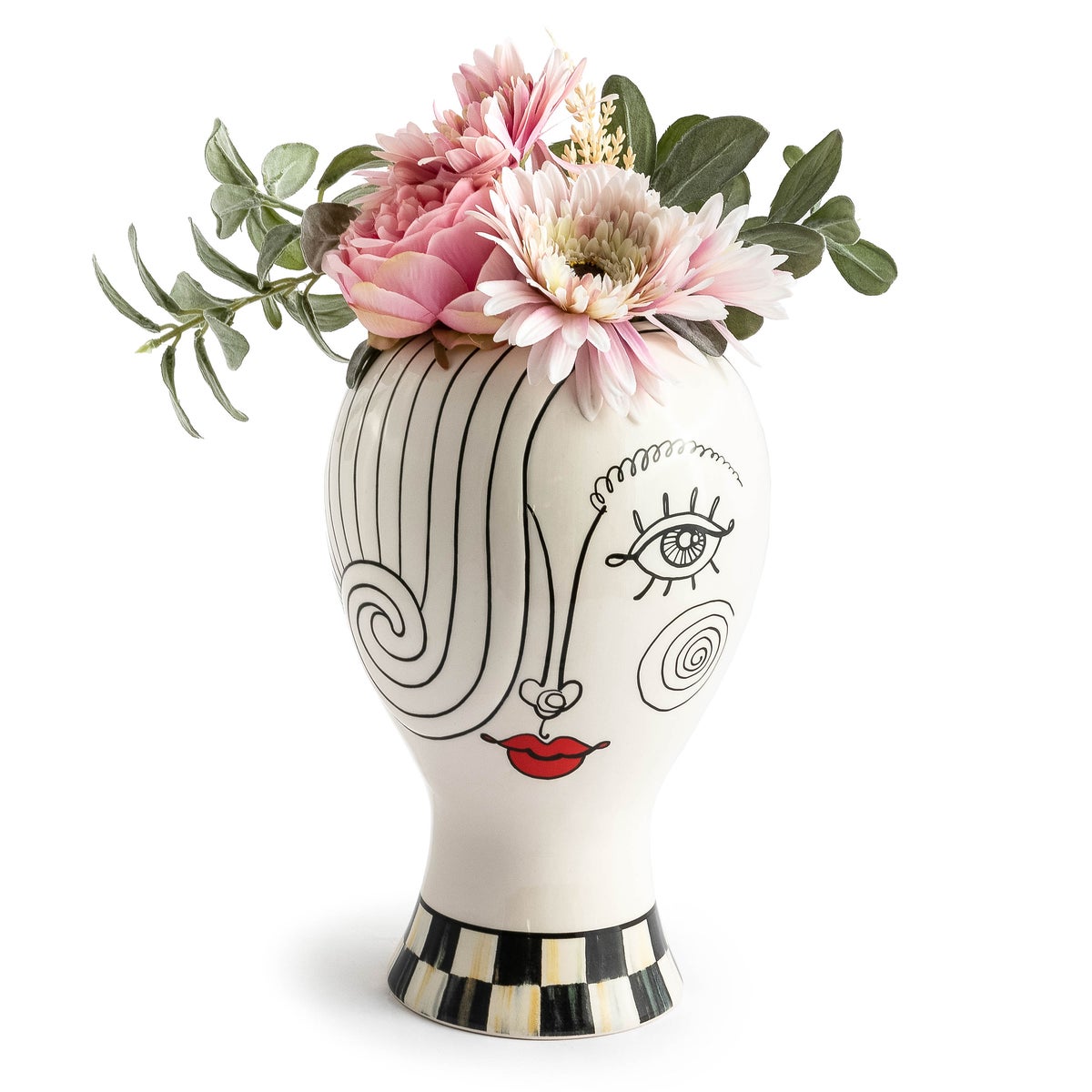 Doodles Lady Head Vase - Image 4