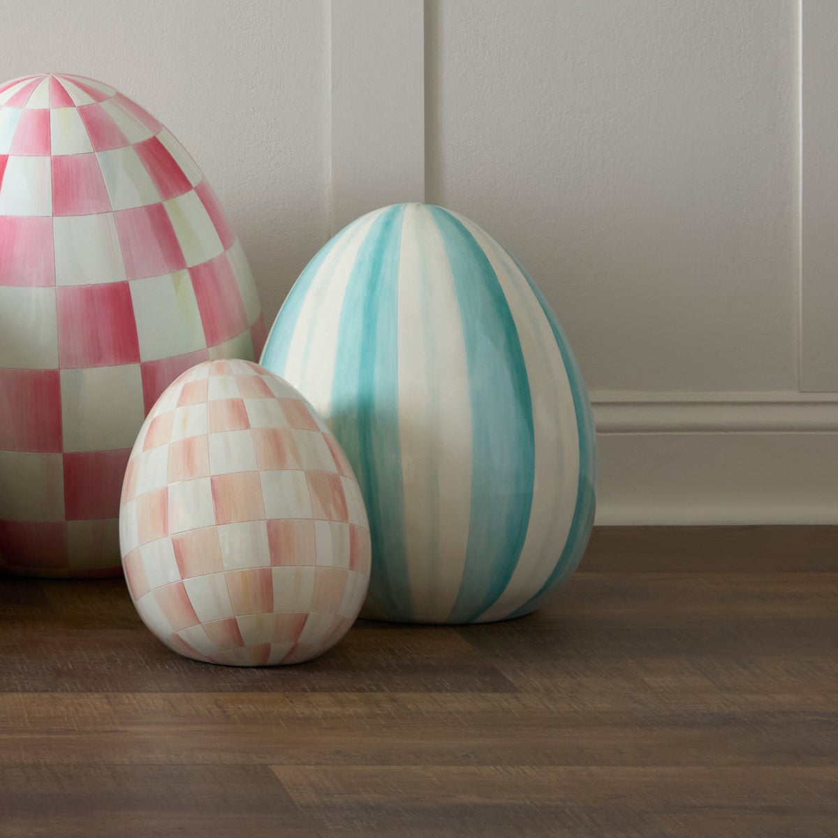 Aqua Stripe Medium Egg - Image 3