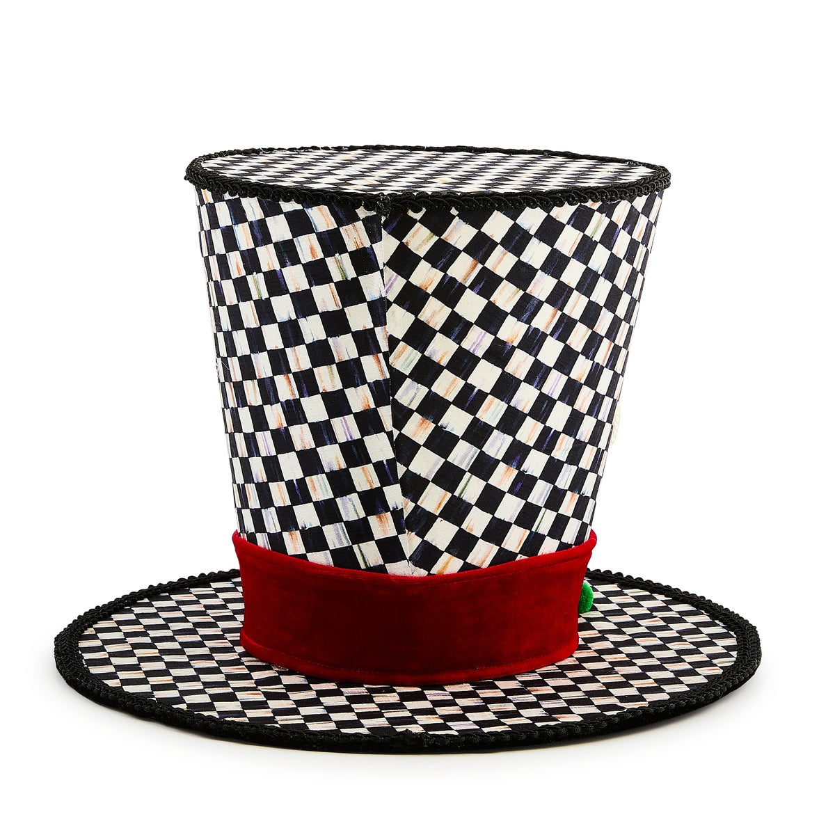 Check It Out Top Hat Fabric Tree Topper - Image 2