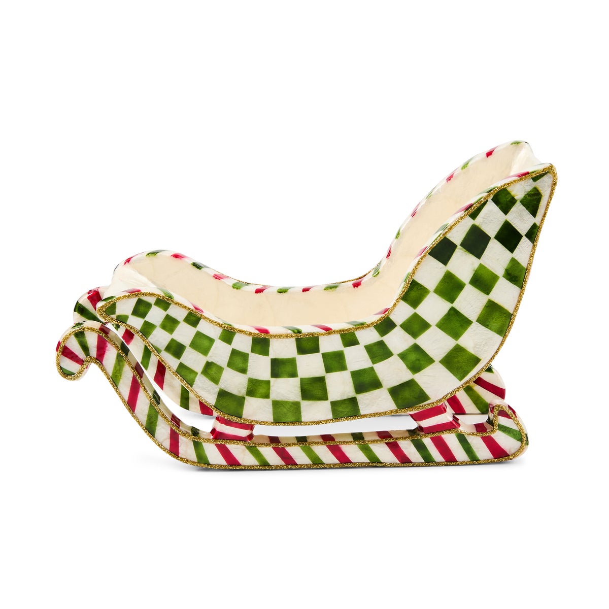 Merry Christmas Capiz Sleigh - Image 2