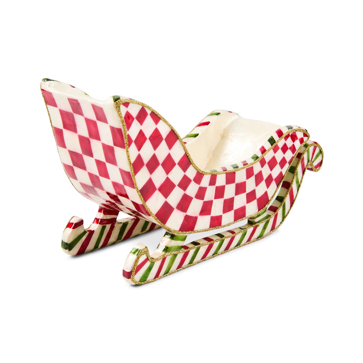 Merry Christmas Capiz Sleigh - Image 3