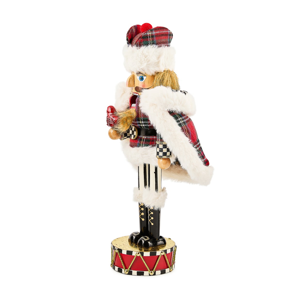 Tartan Cardinal Nutcracker - Image 2