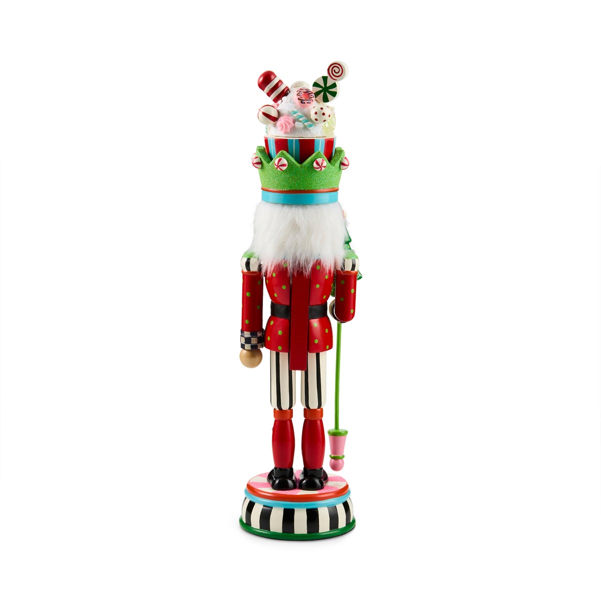 Confetti Christmas Wood Nutcracker - Image 3