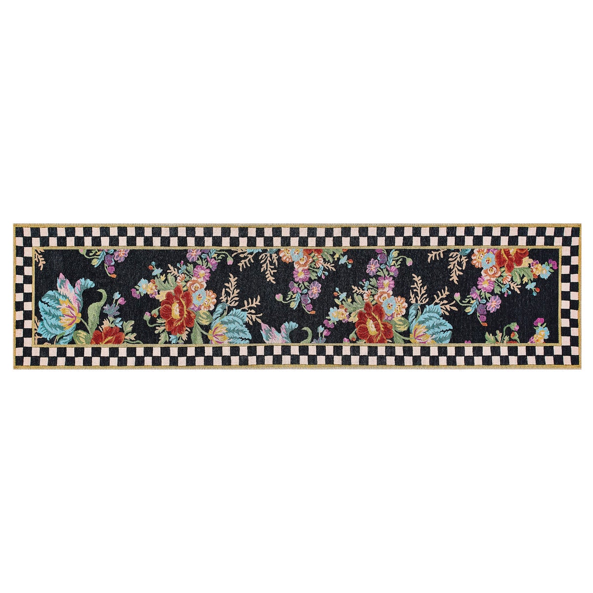 Flower Market 2'6" x 10' Washable Runner