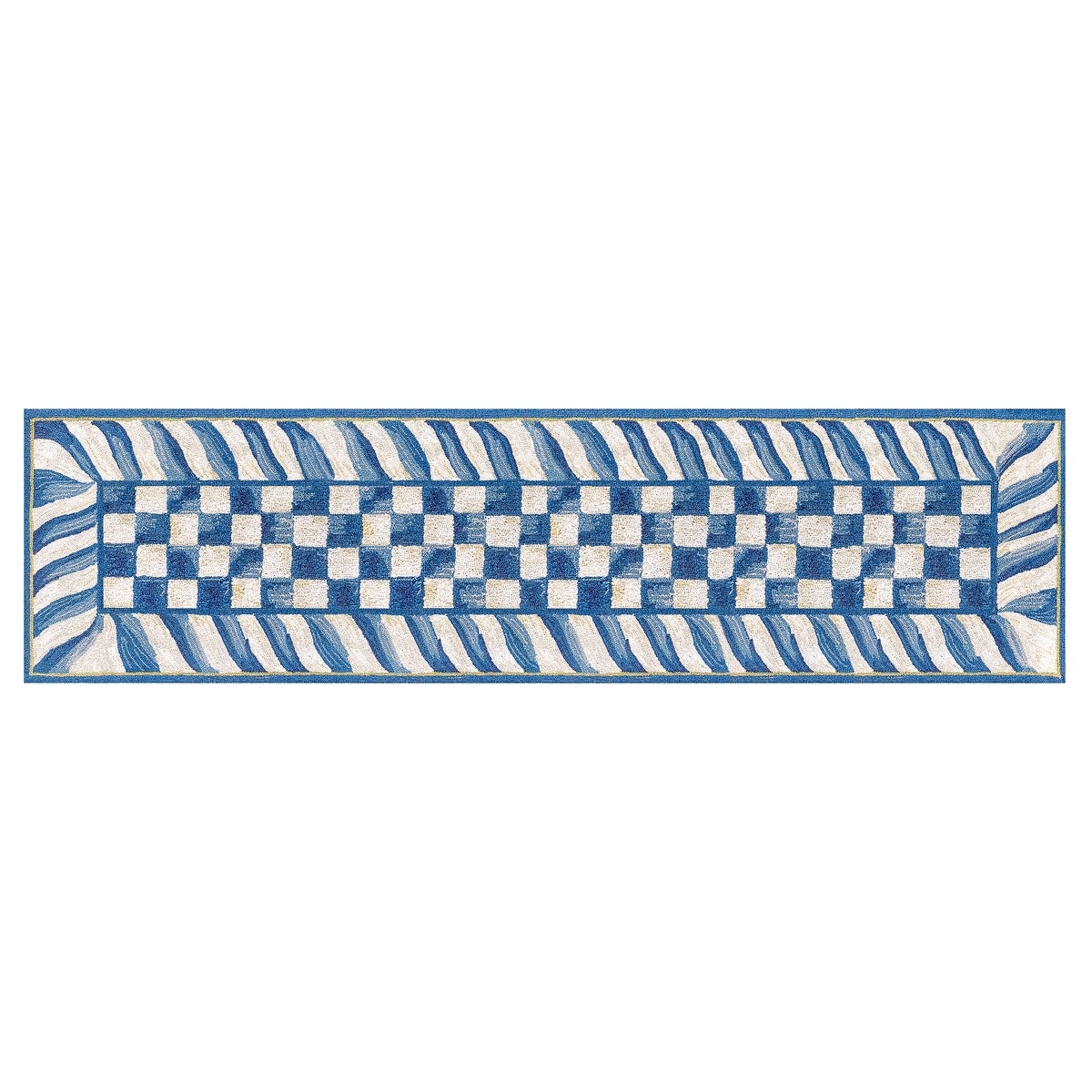 Truly Royal Check 2'6" x 8' Washable Runner
