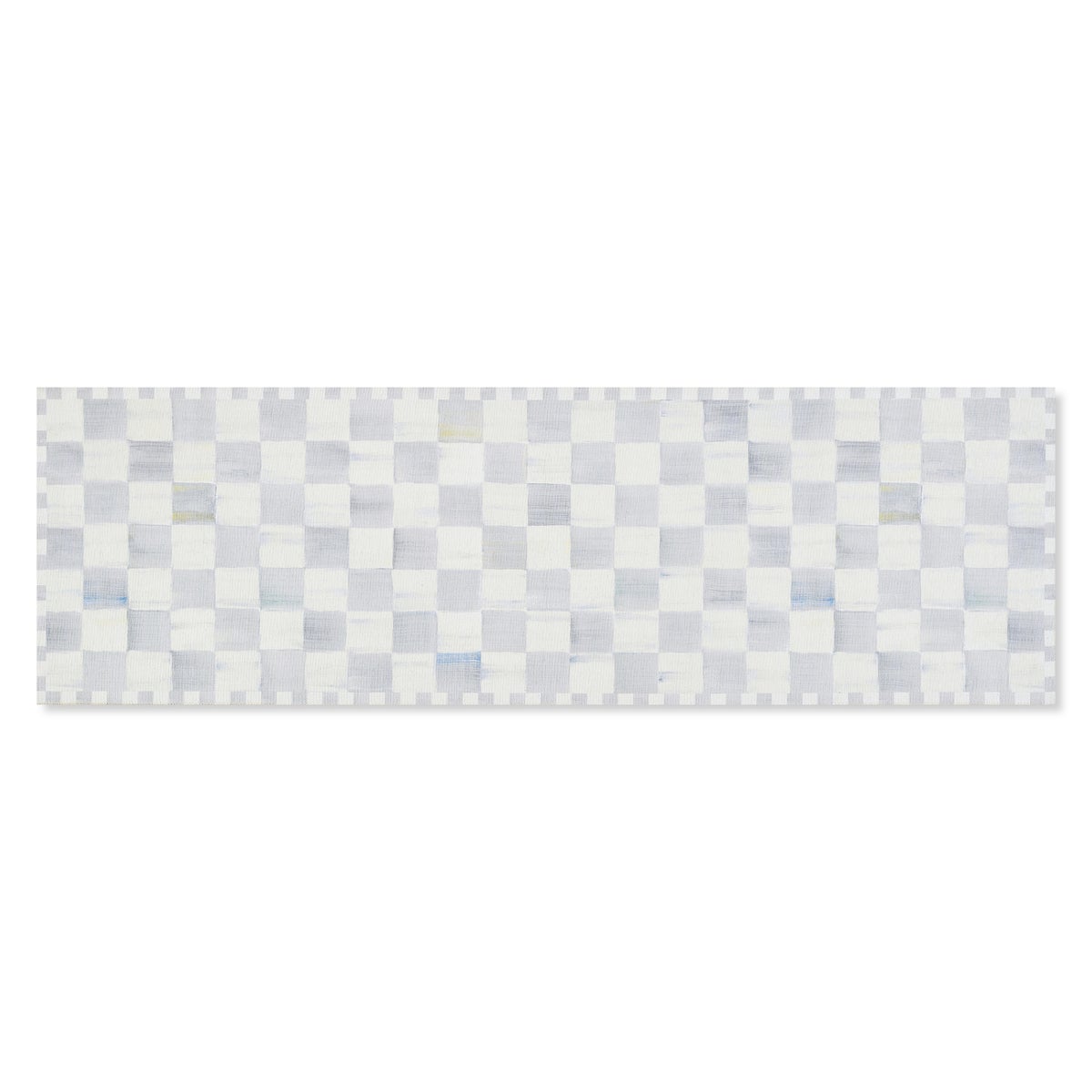 Sterling Checkered 2'6" x 8' Washable Runner