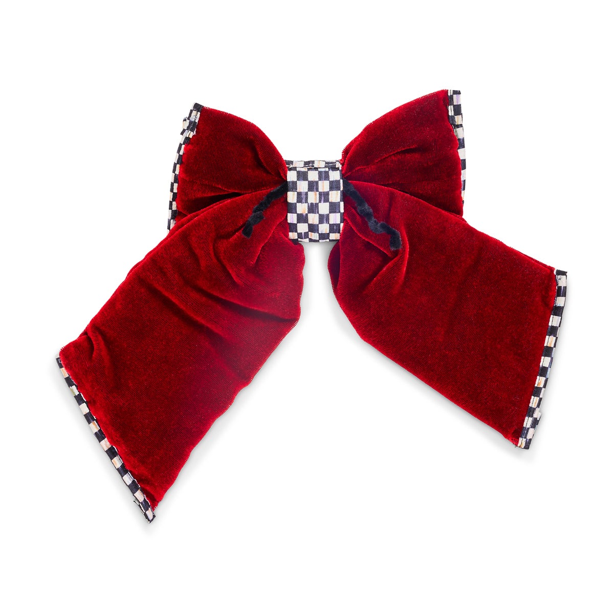 Red Velvet Small Bow - Image 2