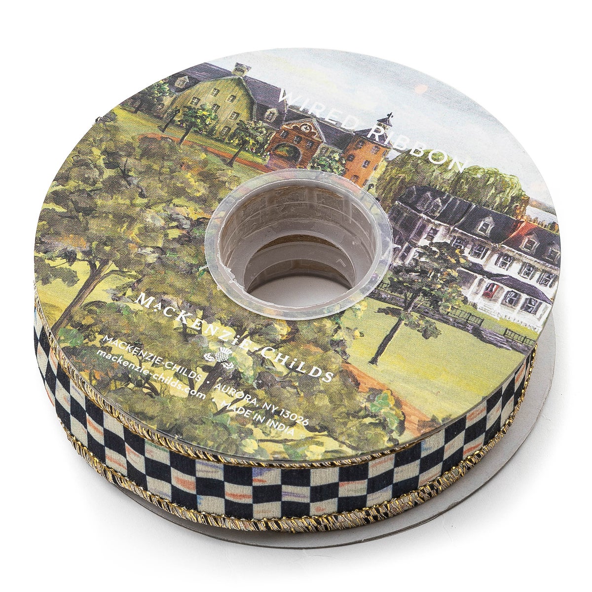 Courtly Check 1" Ribbon - Image 3