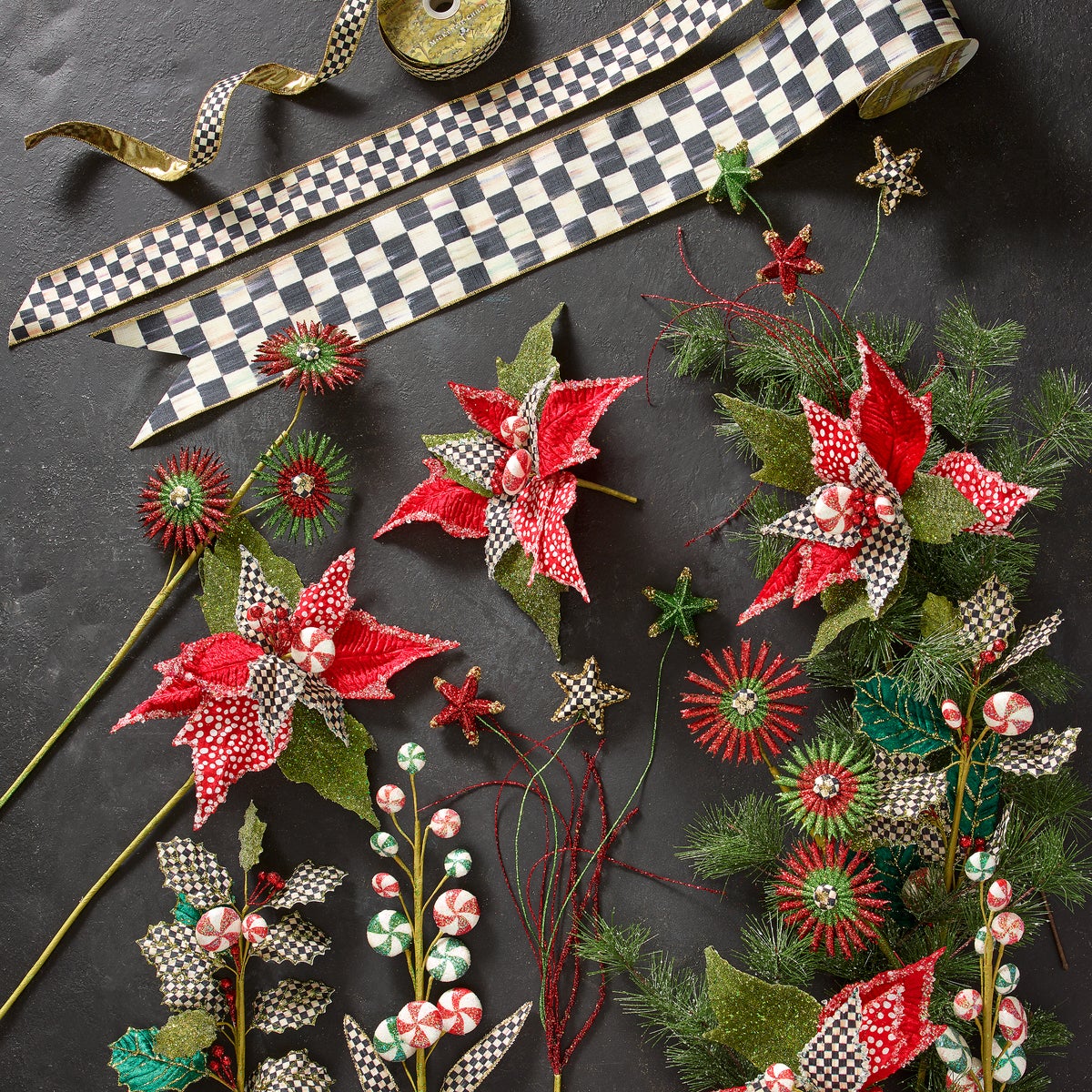 Courtly Check 1" Ribbon - Image 6