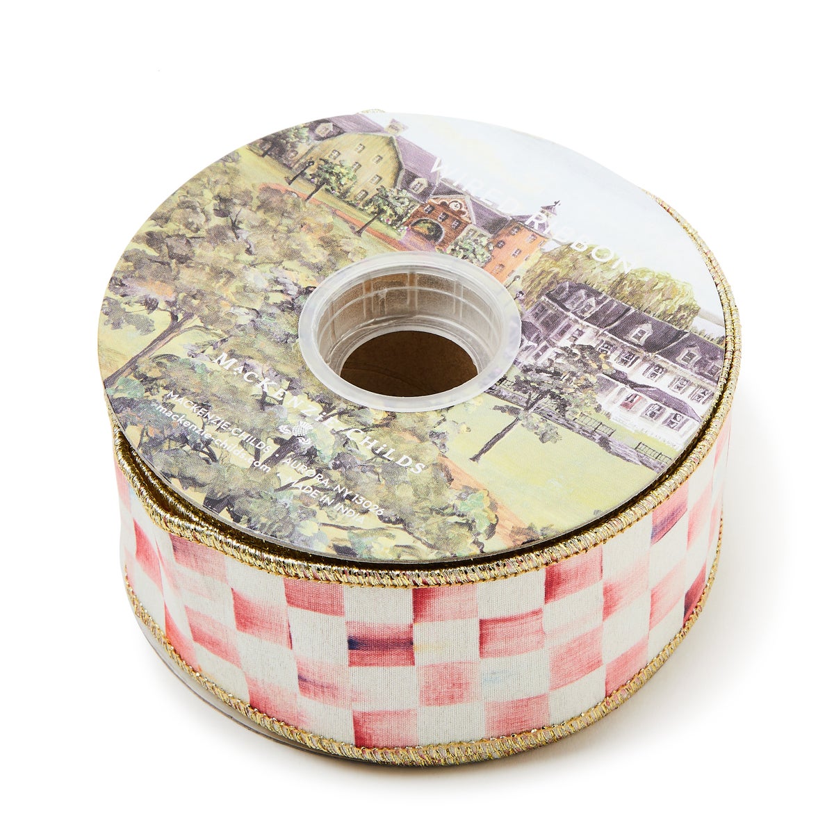 Rosy Check 2" Ribbon - Image 3