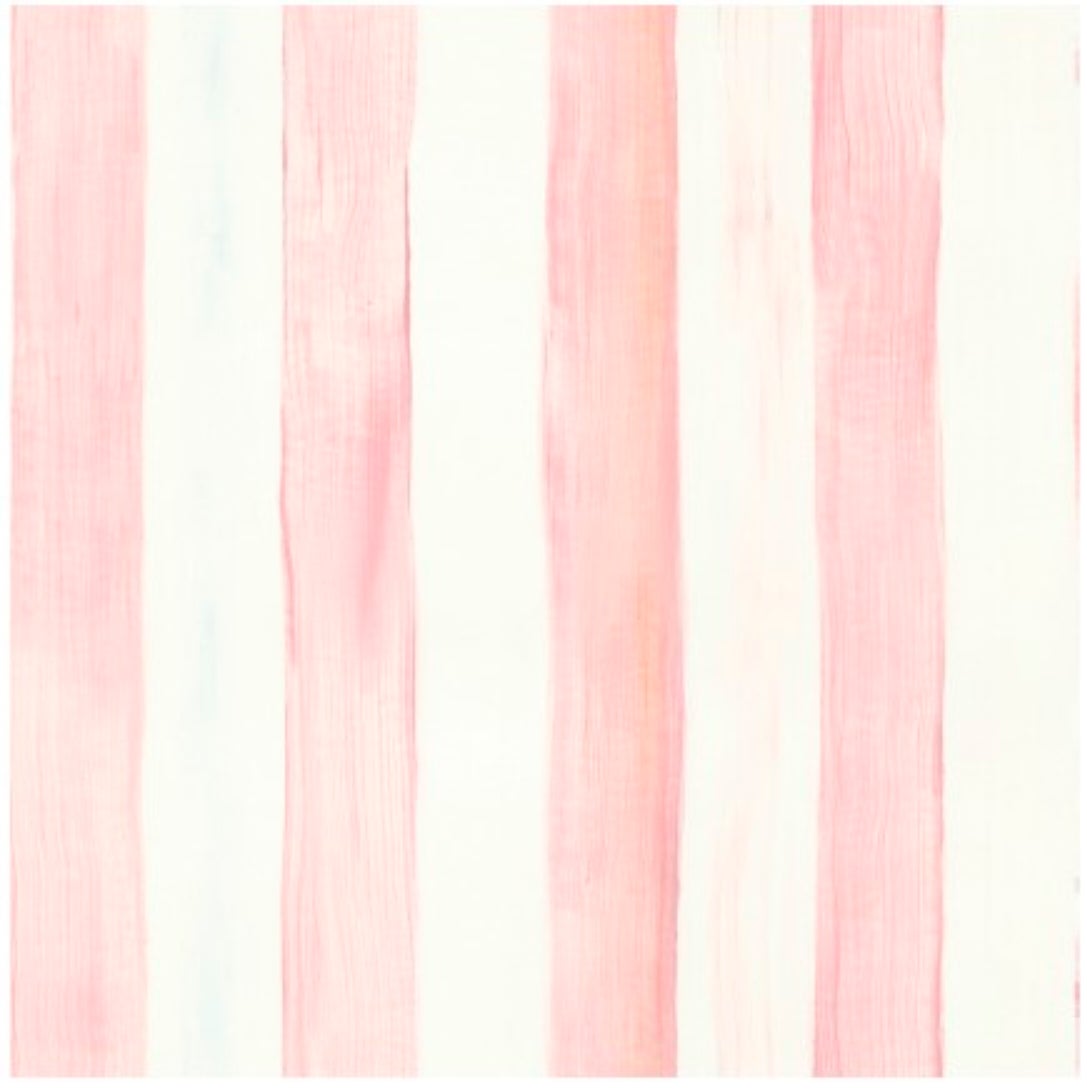 Rosy Stripe Peel & Stick Wallpaper
