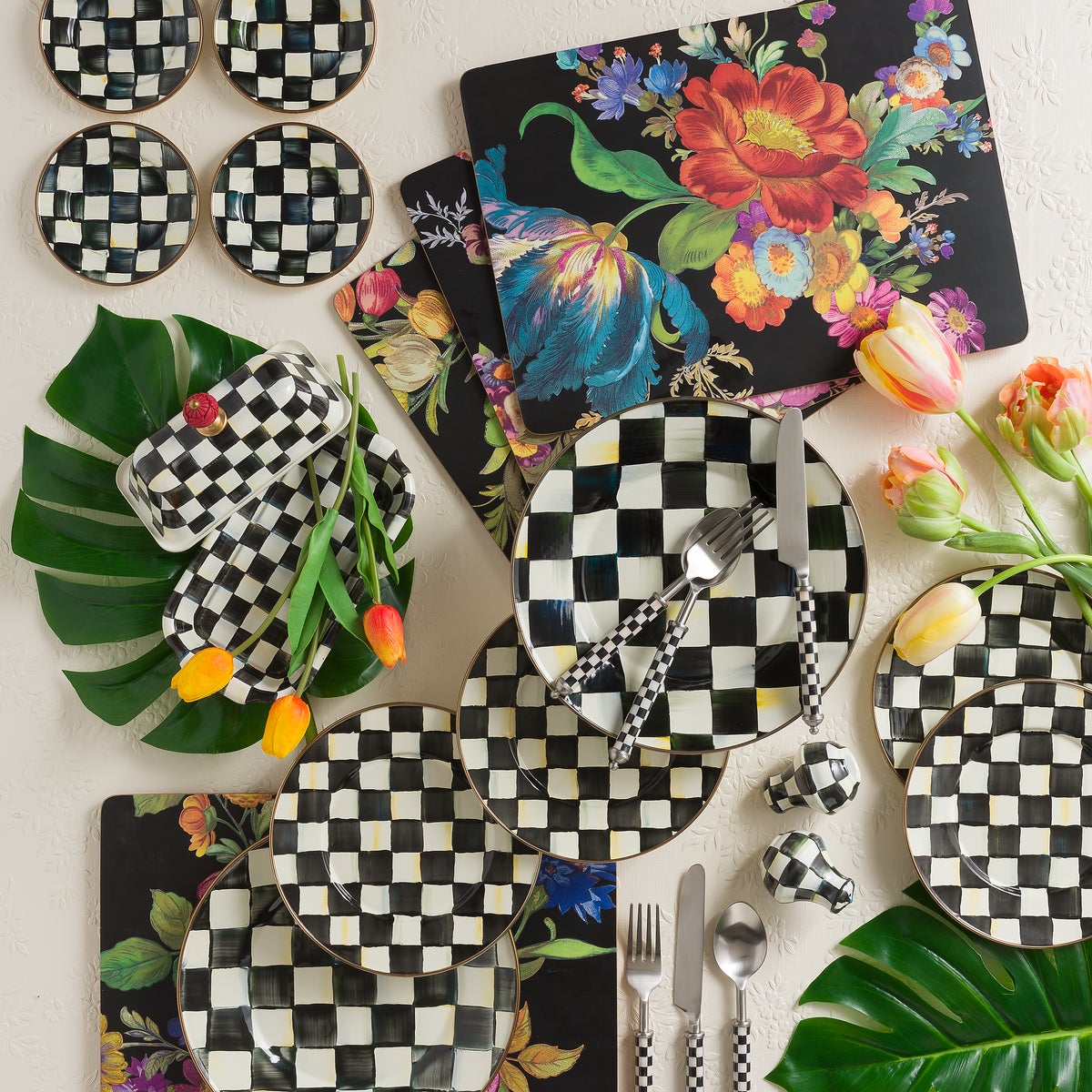 Courtly Check Supper Club 3-Piece Place Setting - Image 3