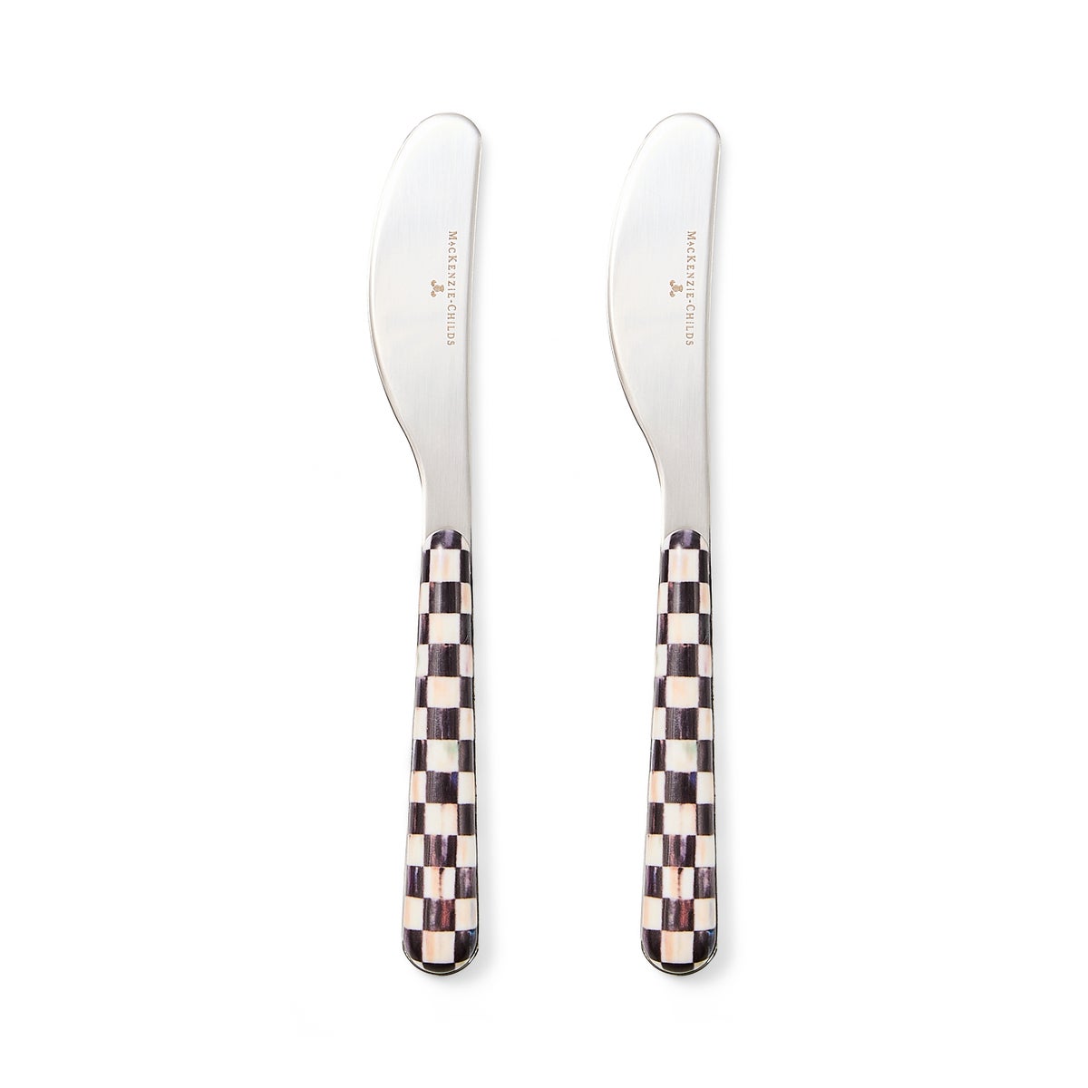 Courtly Check Bistro Spreaders, Set of 2