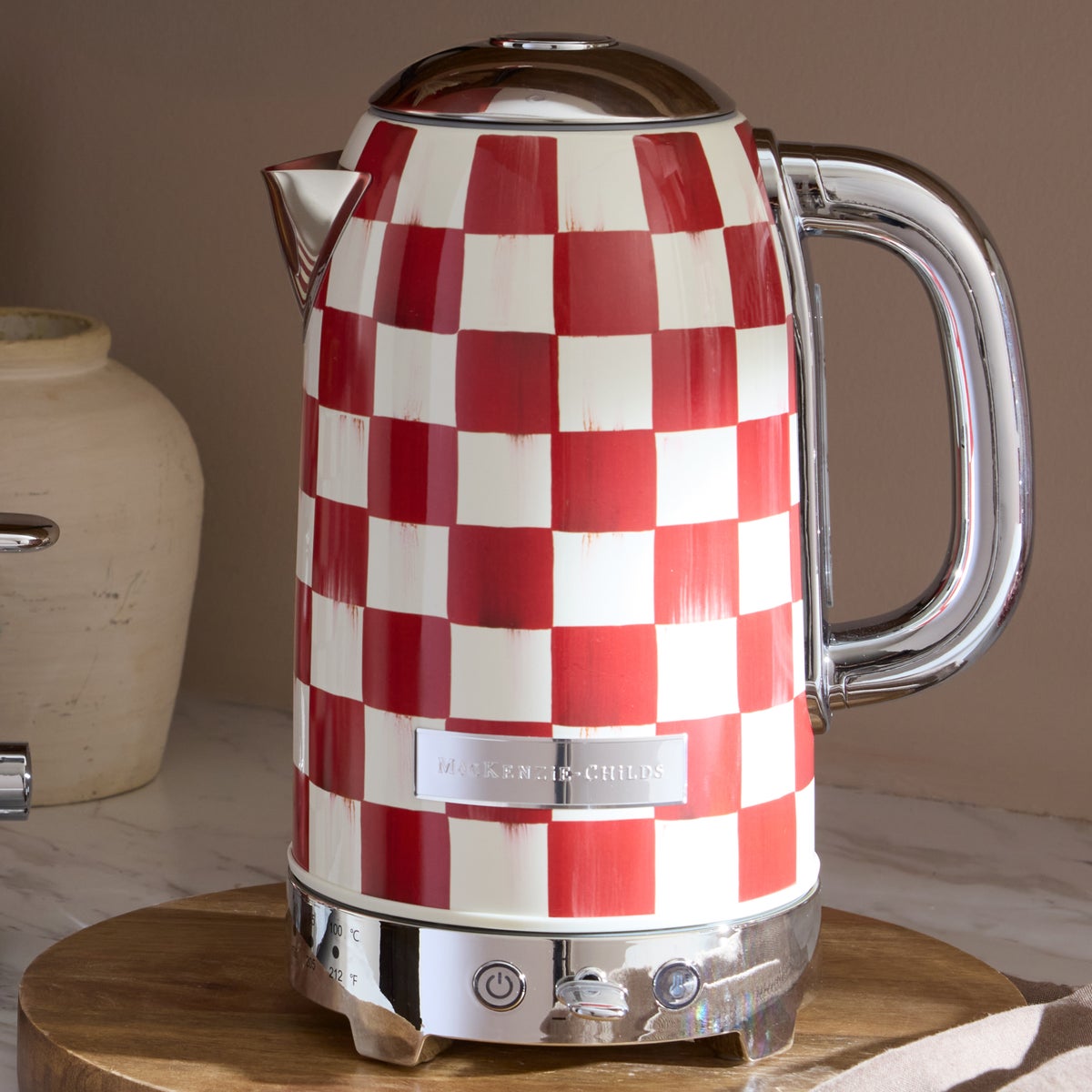 Cherry Check Electric Kettle - Image 2