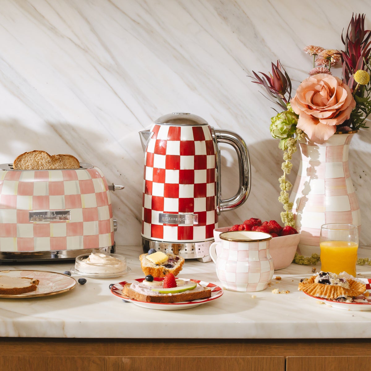 Cherry Check Electric Kettle - Image 6