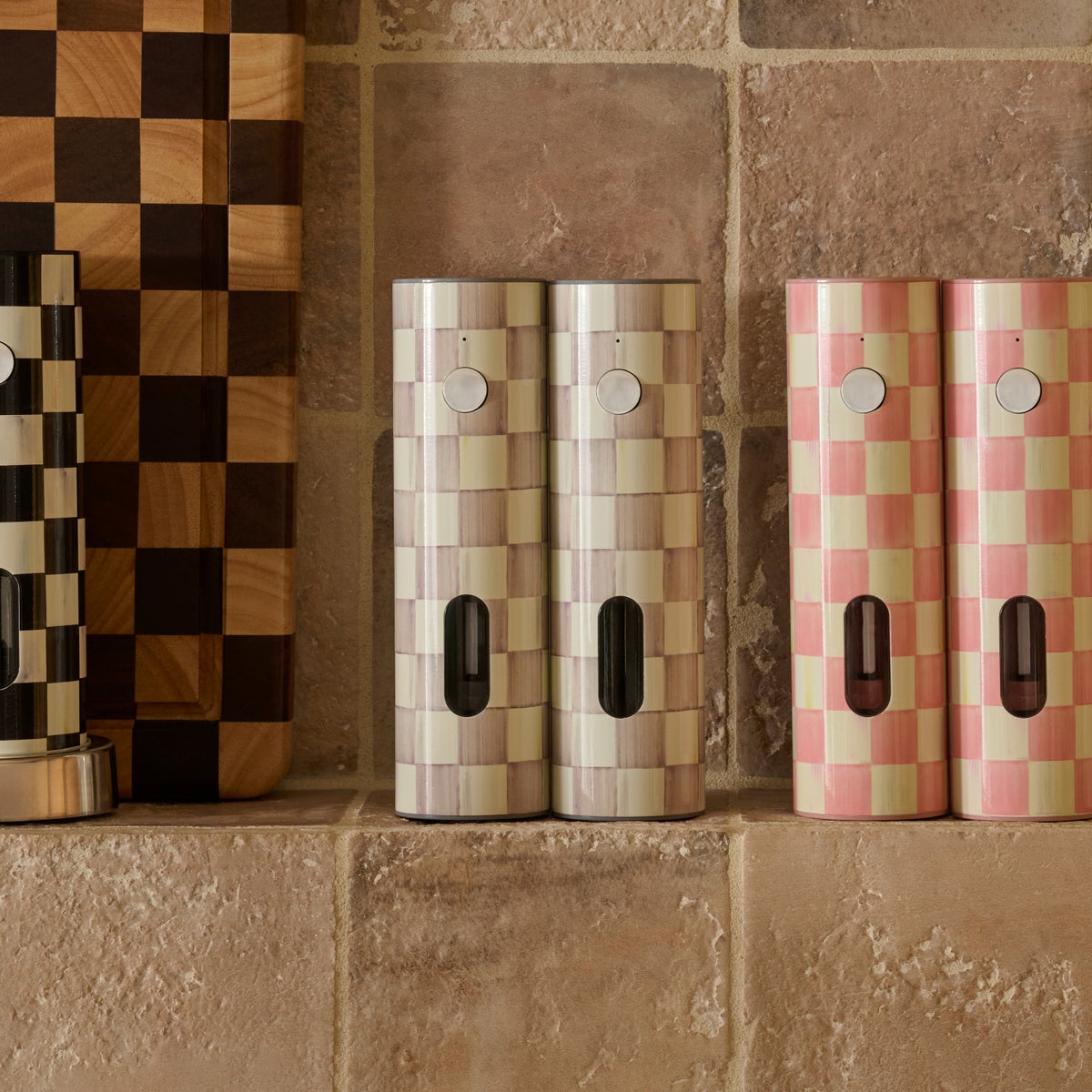 Sterling Check Electric Salt & Pepper Grinder Set - Image 2