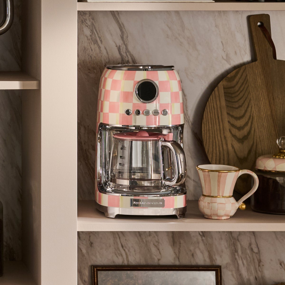 Rosy Check Drip Coffee Maker - Image 3