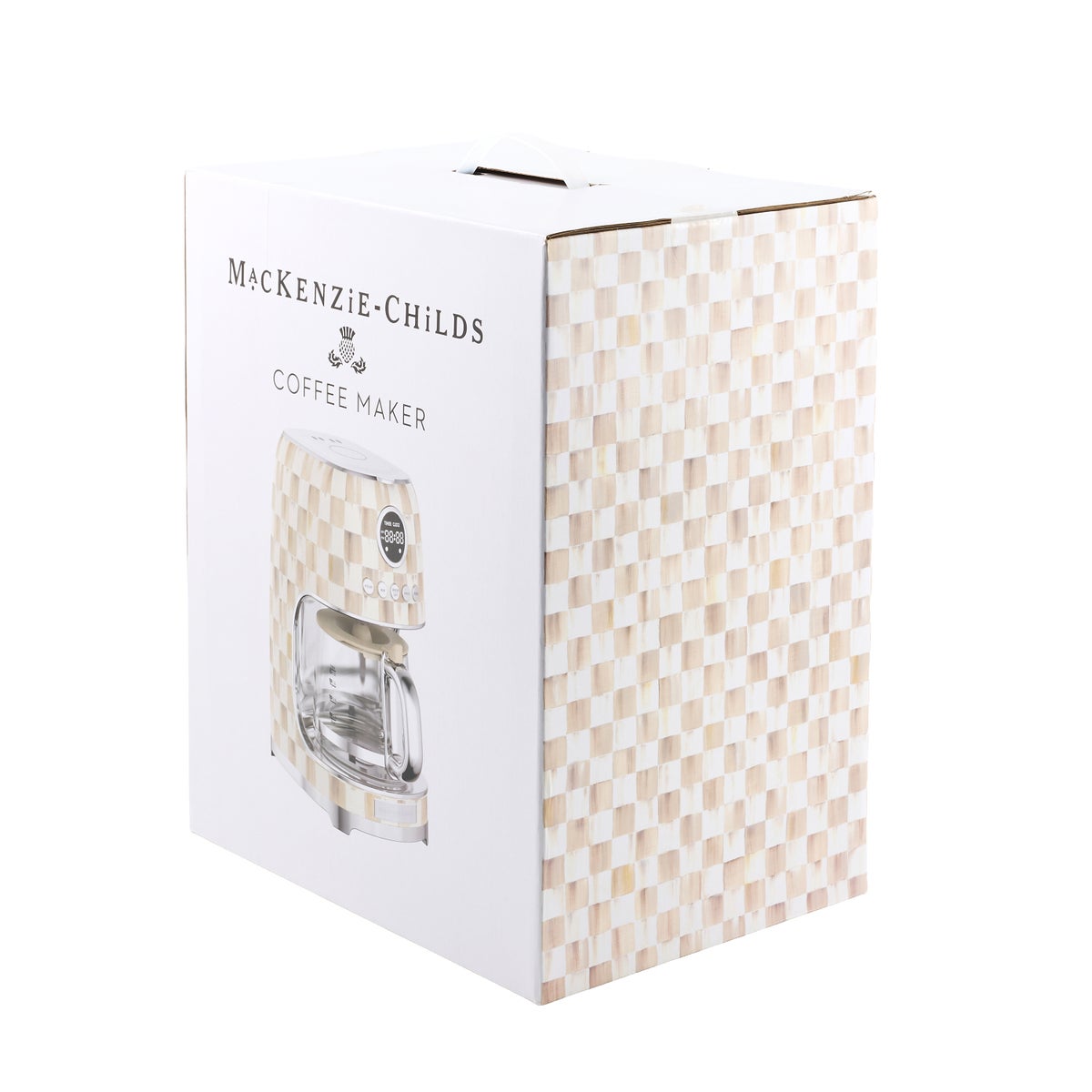 Mocha Check Drip Coffee Maker - Image 4